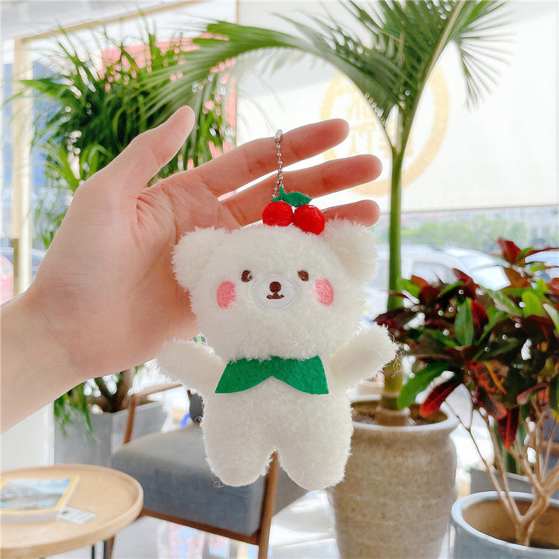 Key Chain-Keybuckle Plush Doll Lovely Cute Look Chick Cat Dog Bear Cloud Hooligan