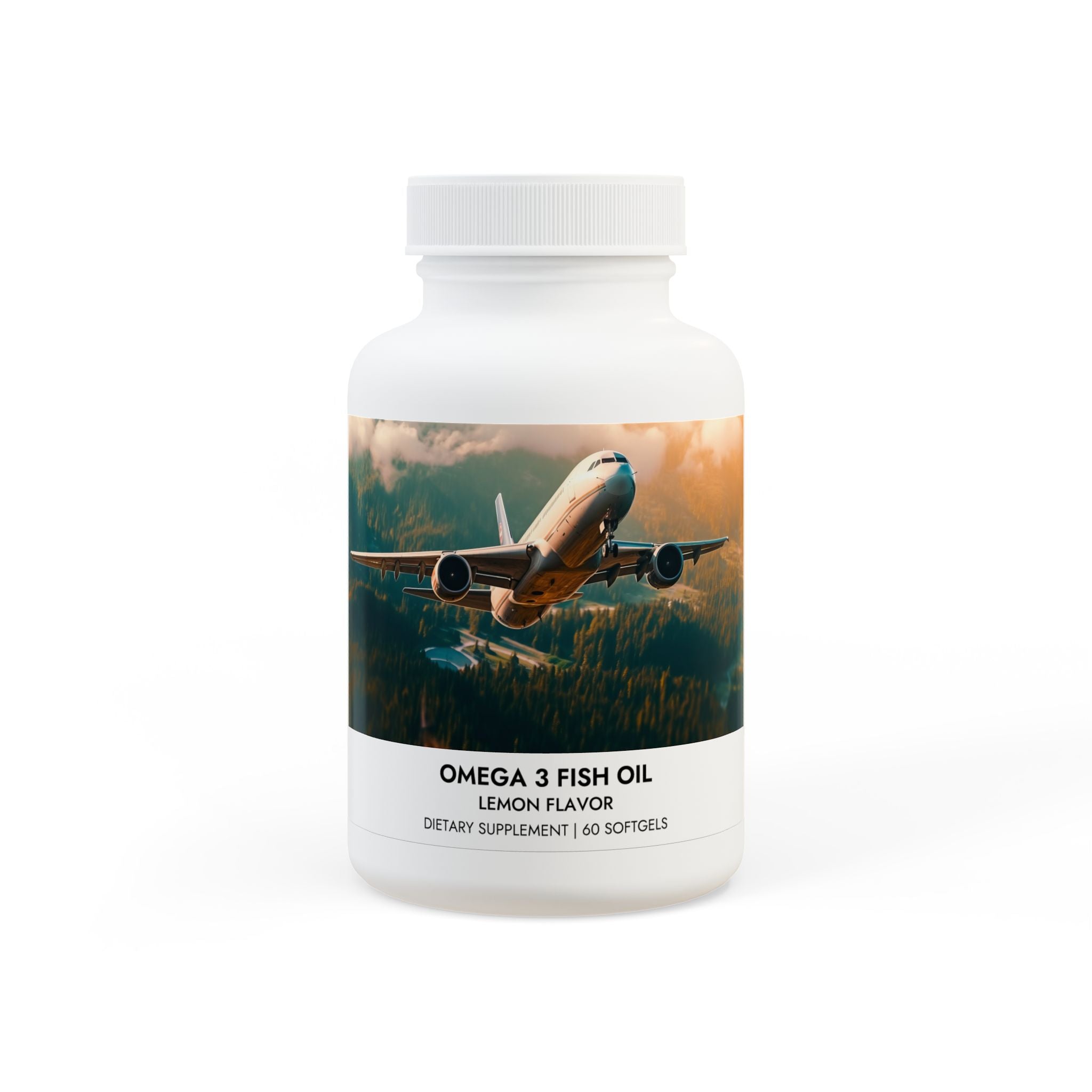Omega 3 Fish Oil Supplement (60 Softgels)