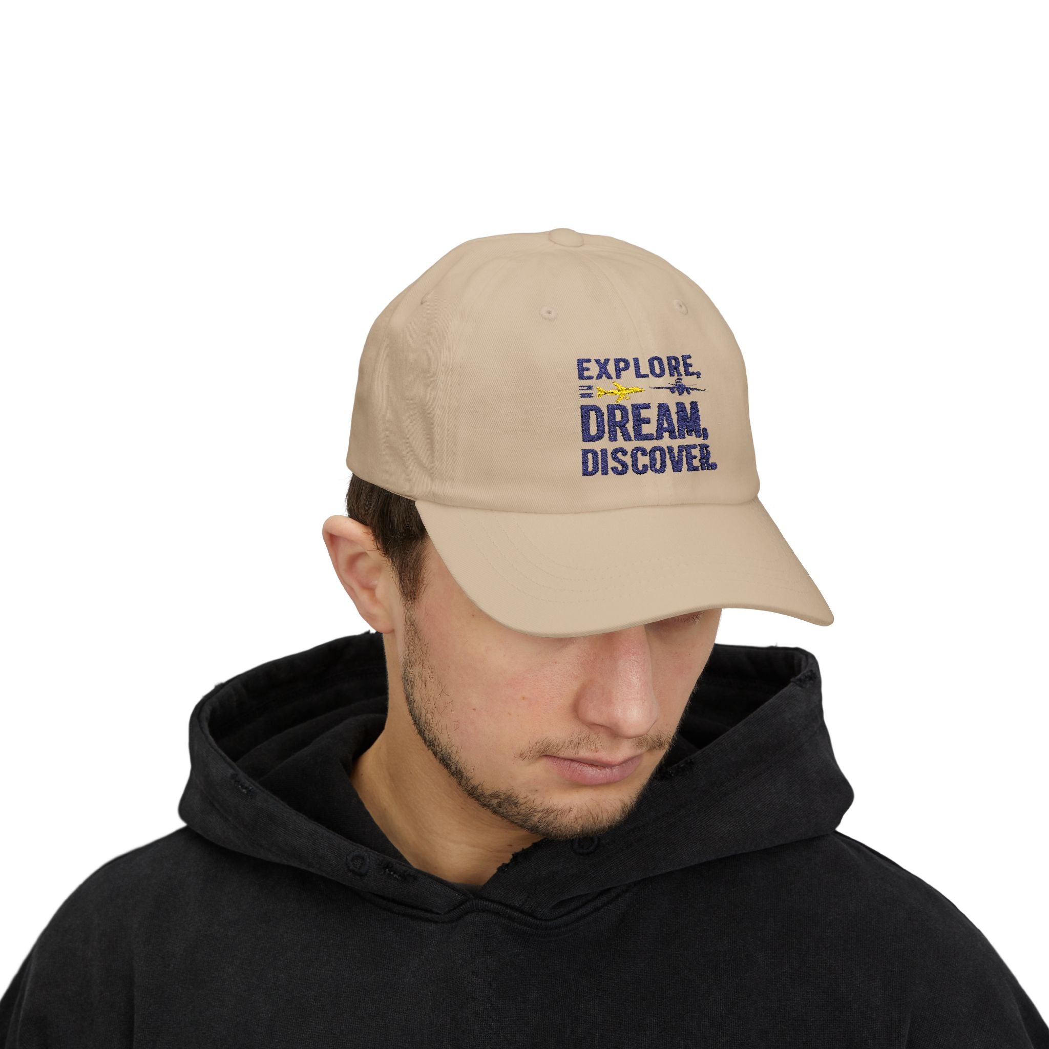 Explore Dream Discover Classic Dad Cap - Unisex Style for Adventurers