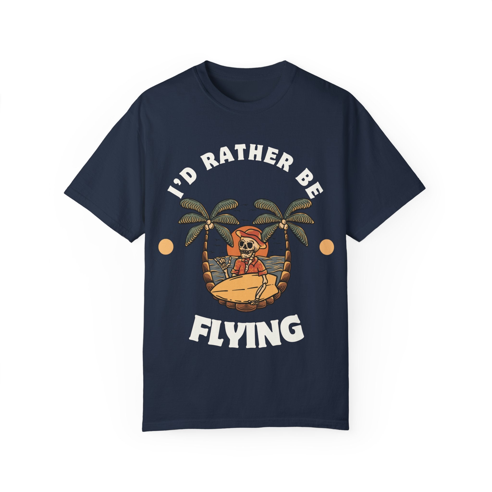Casual Unisex T-Shirt - "I'd Rather Be Flying" Graphic Tee