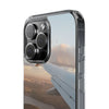 Transparent Phone Case - Never Stop Exploring, Travel Lover Gift, Adventure Case, Unique Phone Cover, Scenic View Design