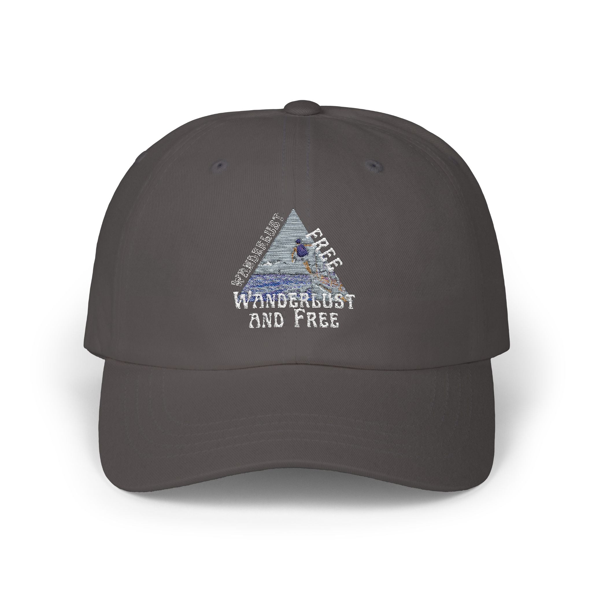 Wanderlust and Free Classic Dad Cap - Perfect for Adventurers
