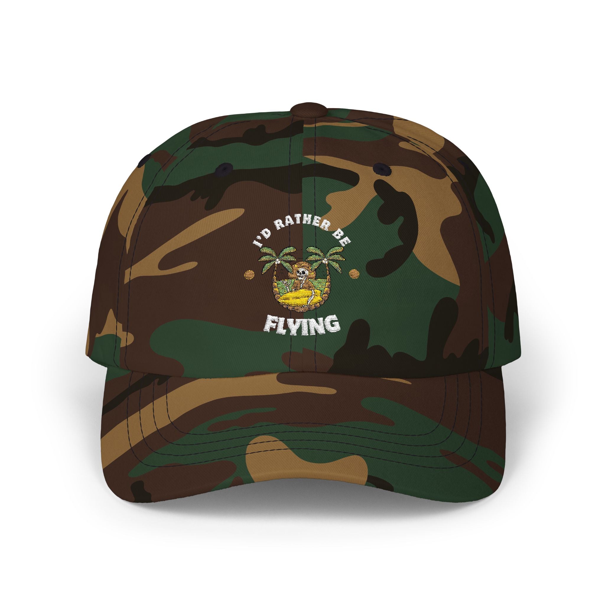 I'd Rather Be Flying Classic Dad Cap