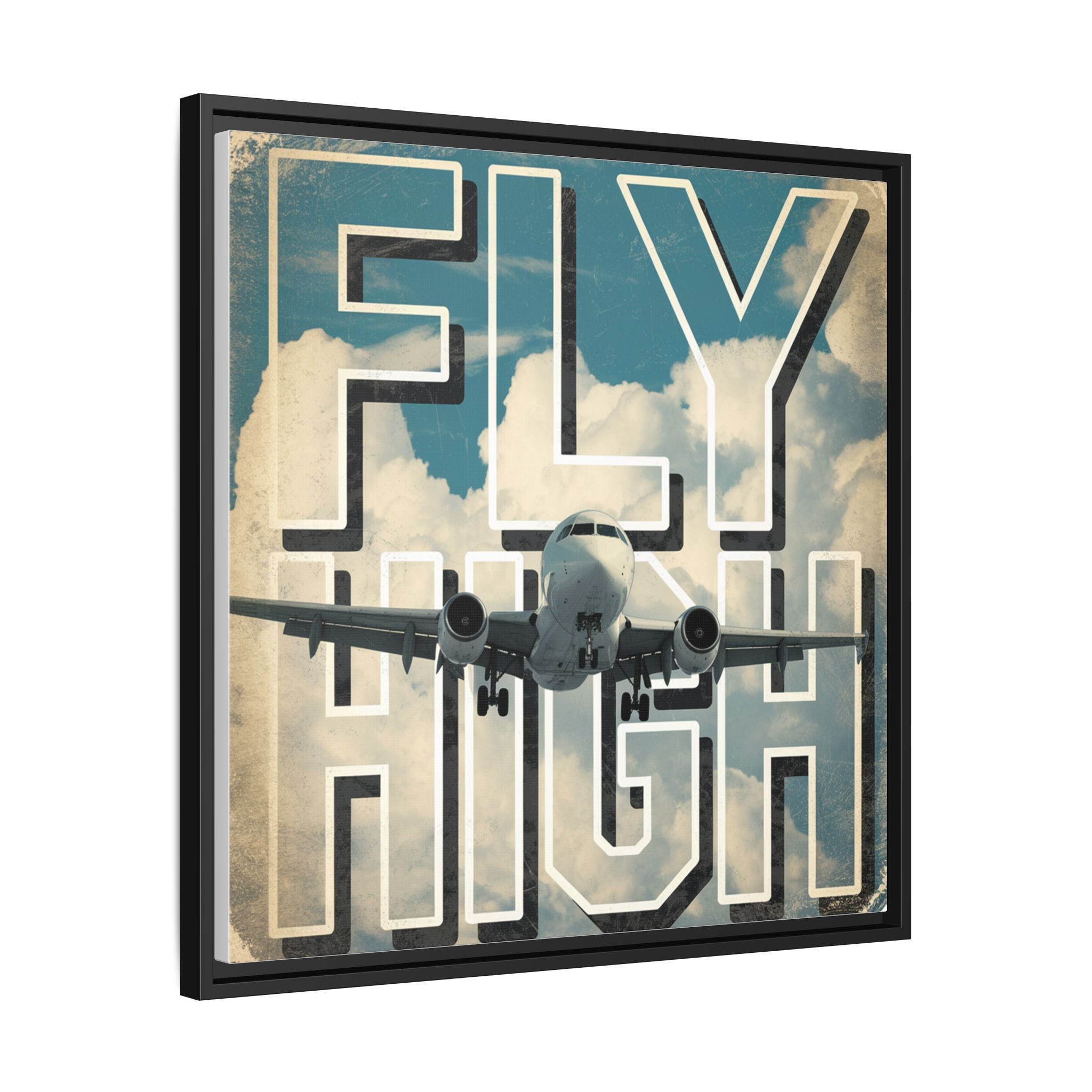 Matte Canvas, Framed (Multi-color)