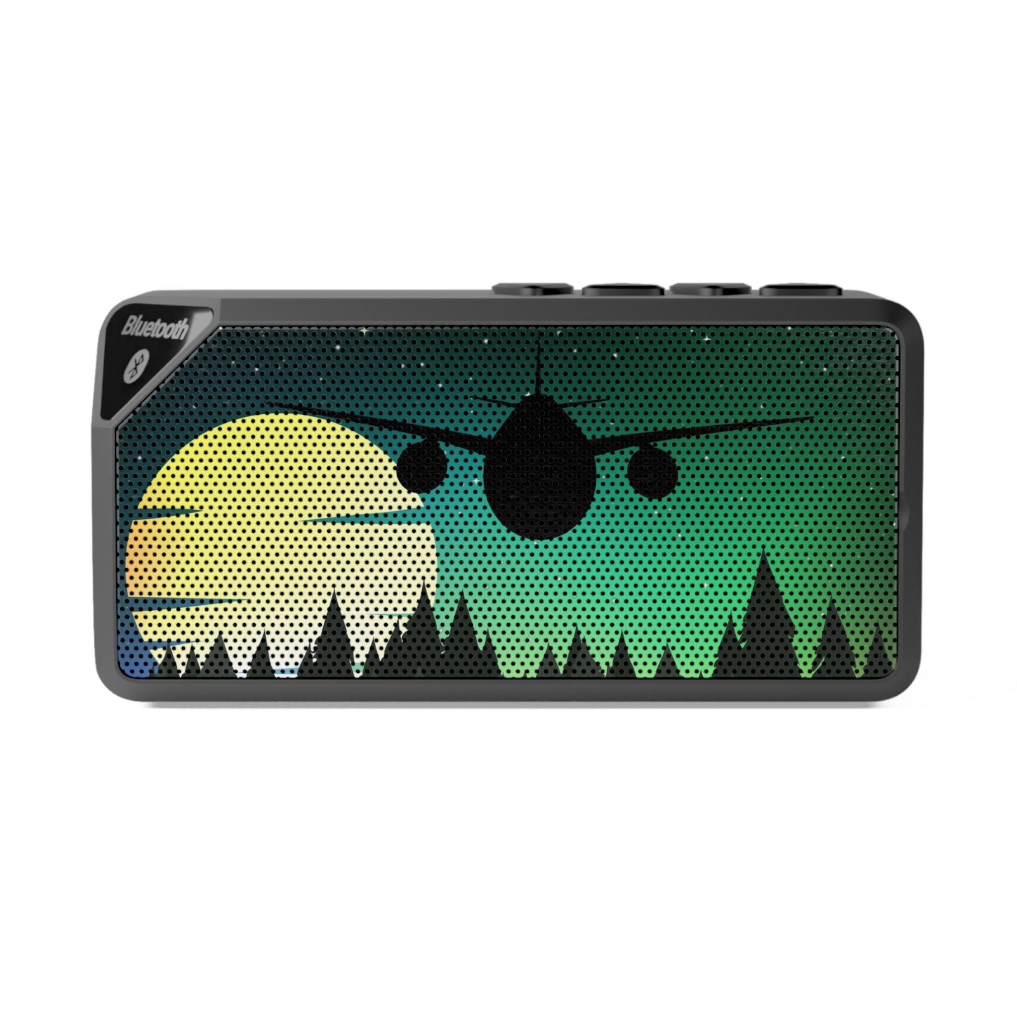 Portable Bluetooth Speaker - Travel Vibes with Airplane Design