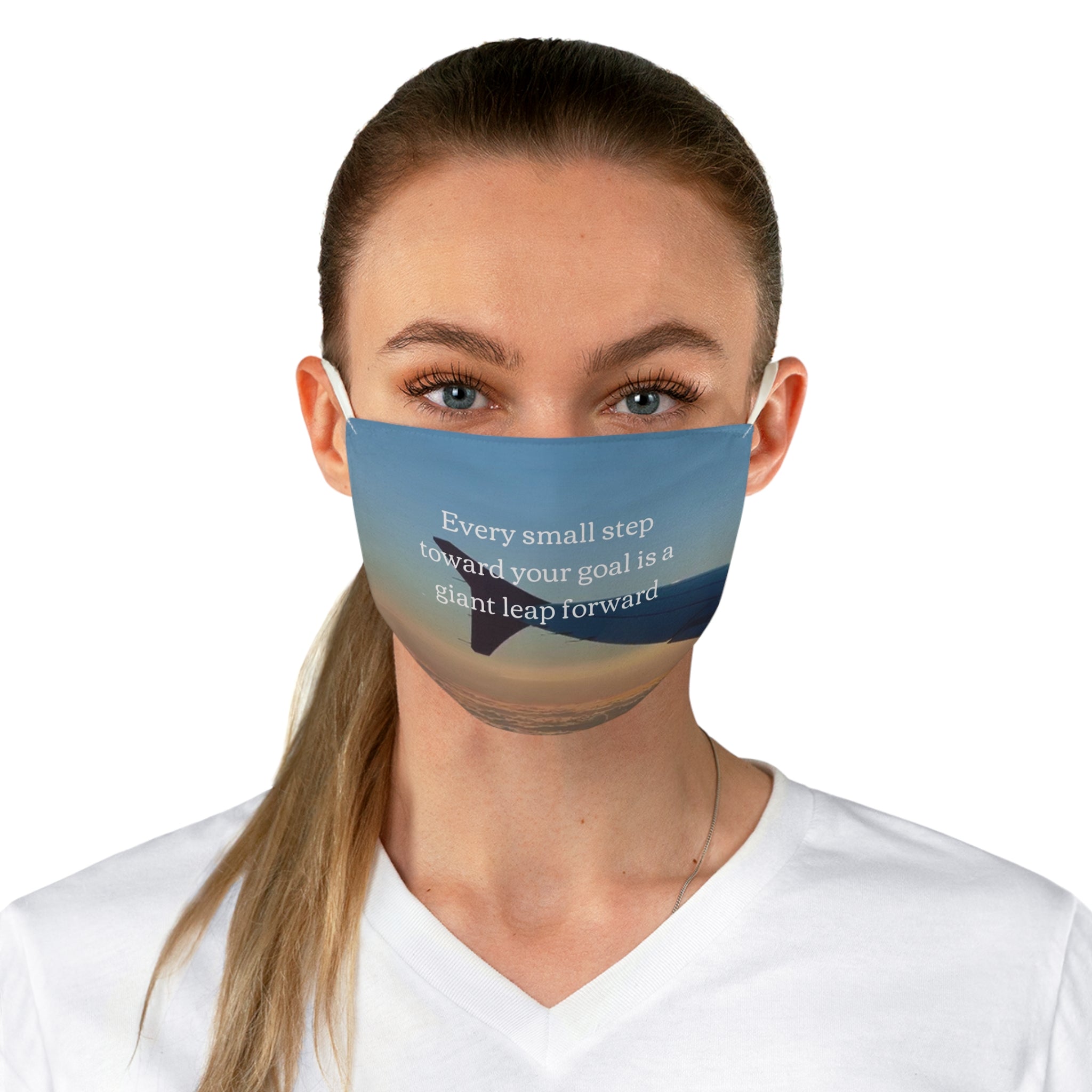 Inspirational Fabric Face Mask - Motivational Quote, Travel Accessory, Stylish Safety Gear, Unique Gift for All Occasions