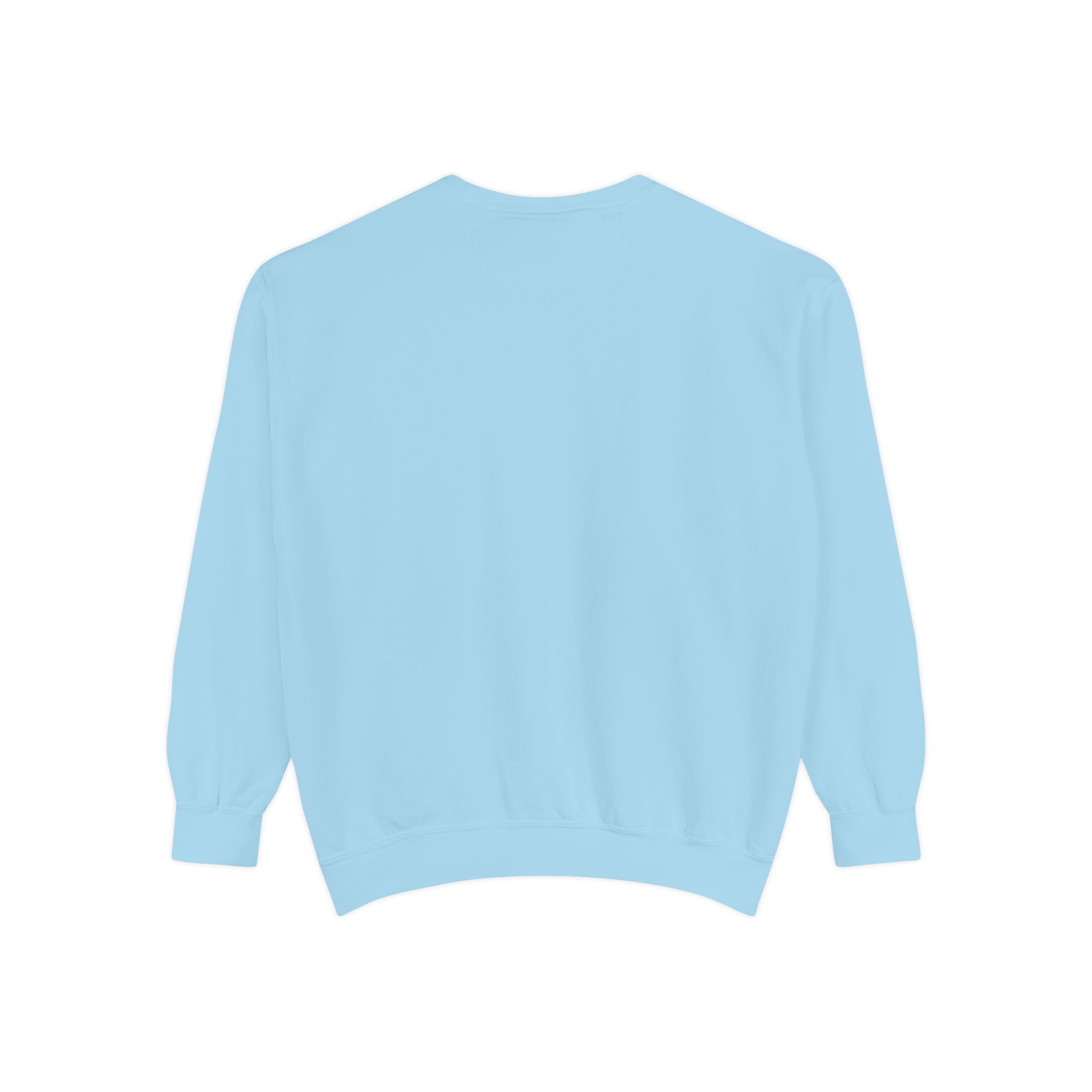 Shockwave Unisex Garment-Dyed Sweatshirt - Retro Style Design, Cozy Streetwear, Trendy Oversized, Perfect Gift for Casual Days, Festivals
