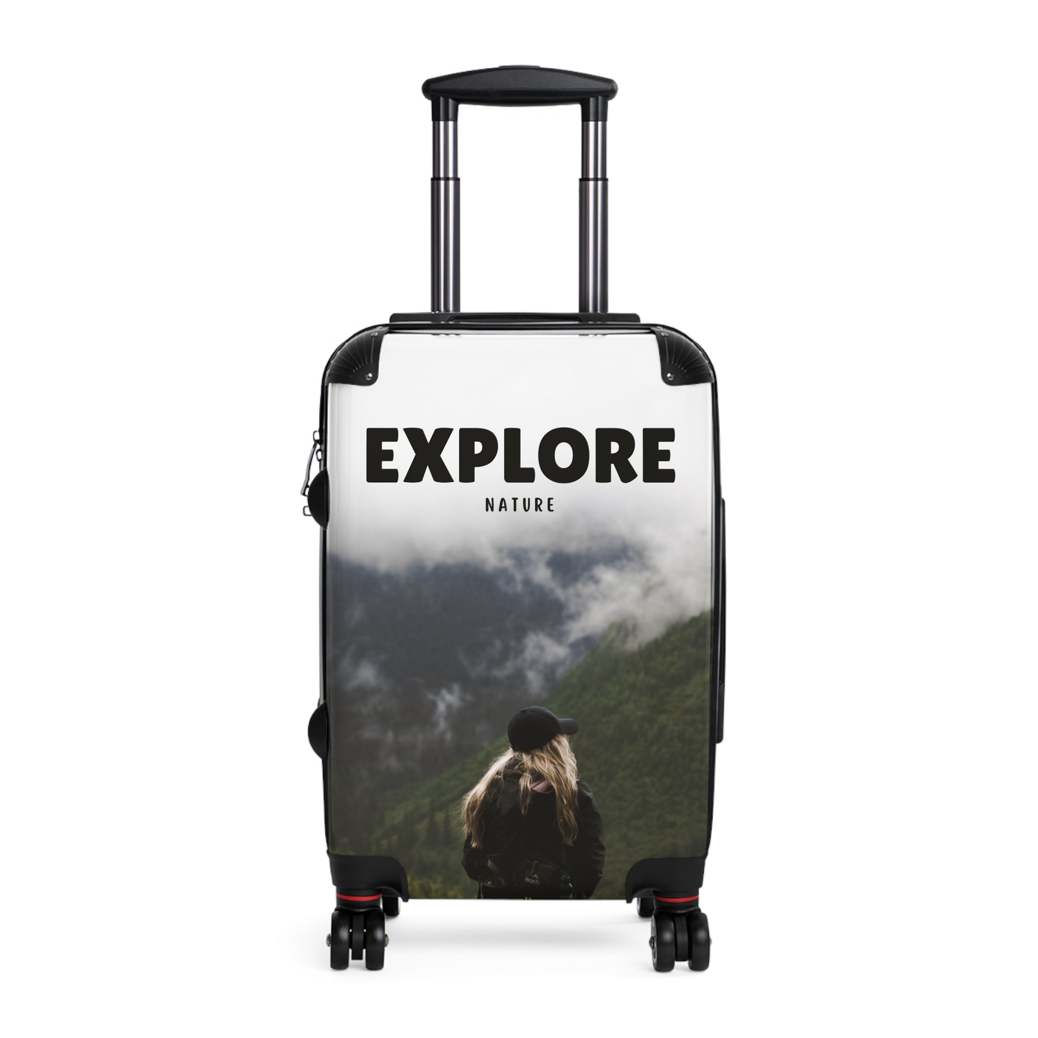 Explore Nature Suitcase - Travel Luggage, Adventure Bag, Vacation Essential, Wanderlust Gear, Perfect Gift for Travelers