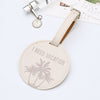 PU printed luggage tag