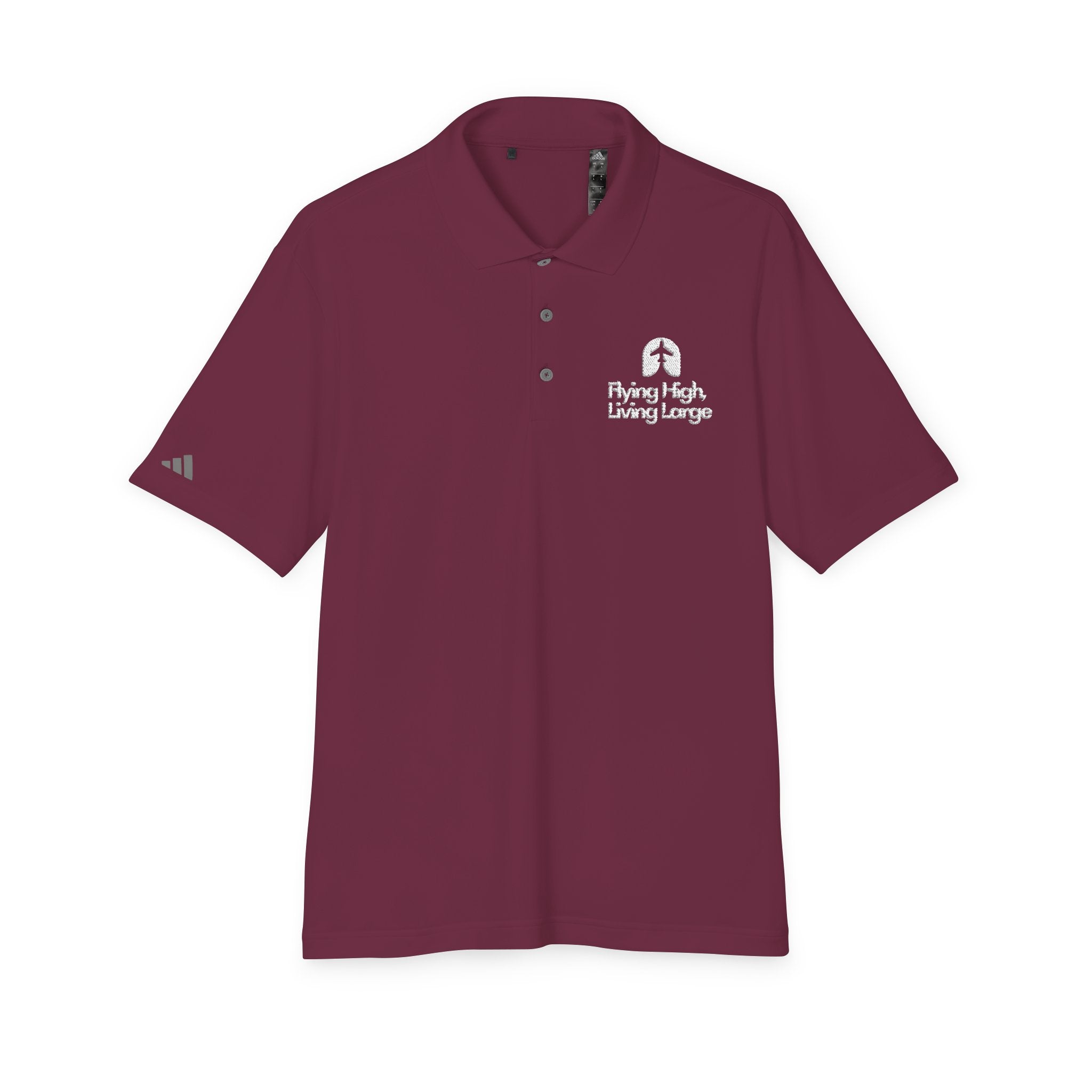 Performance Polo for Active Lifestyle - 'Flying High Living Large' Design