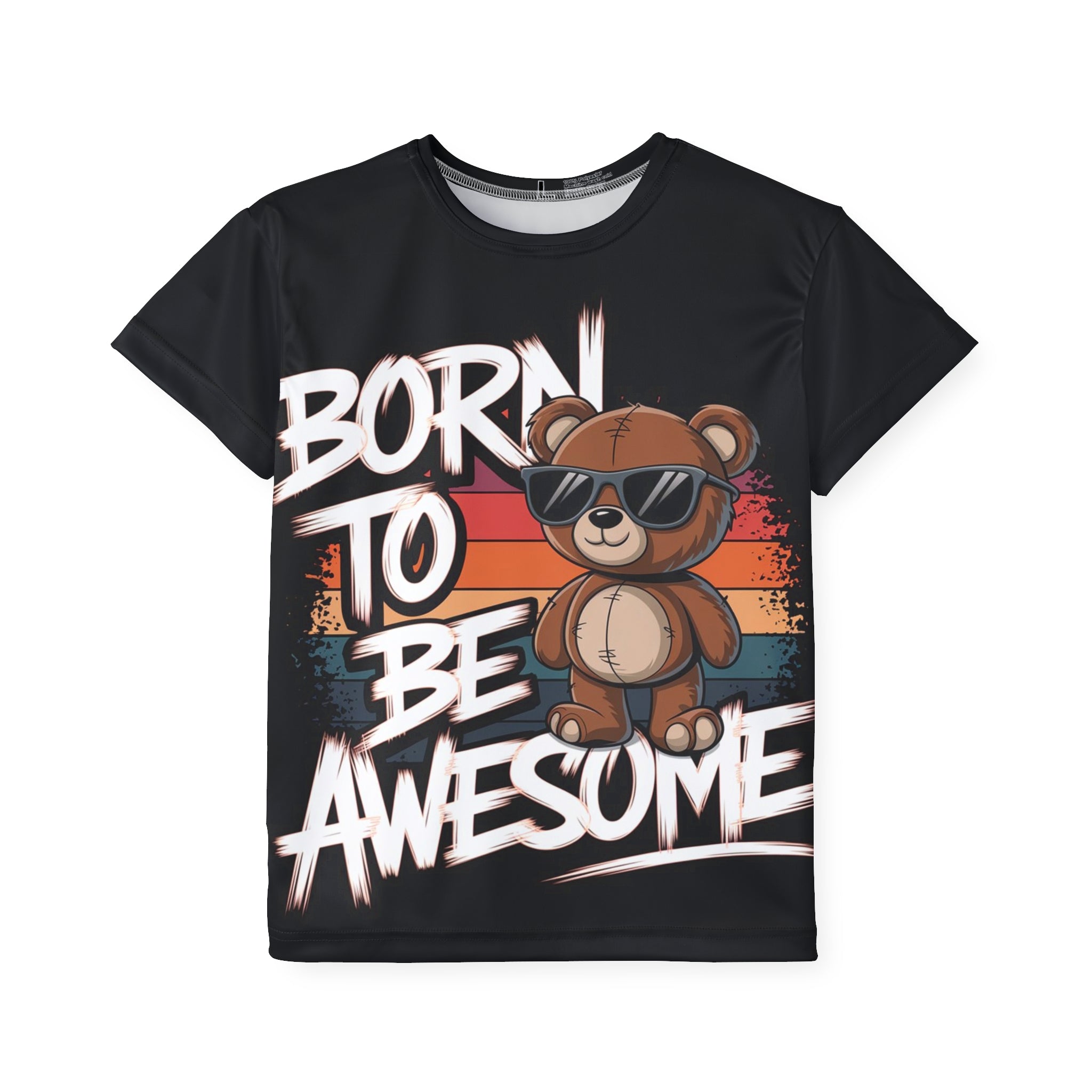 Kids Sports Jersey - Born to Be Awesome Tee