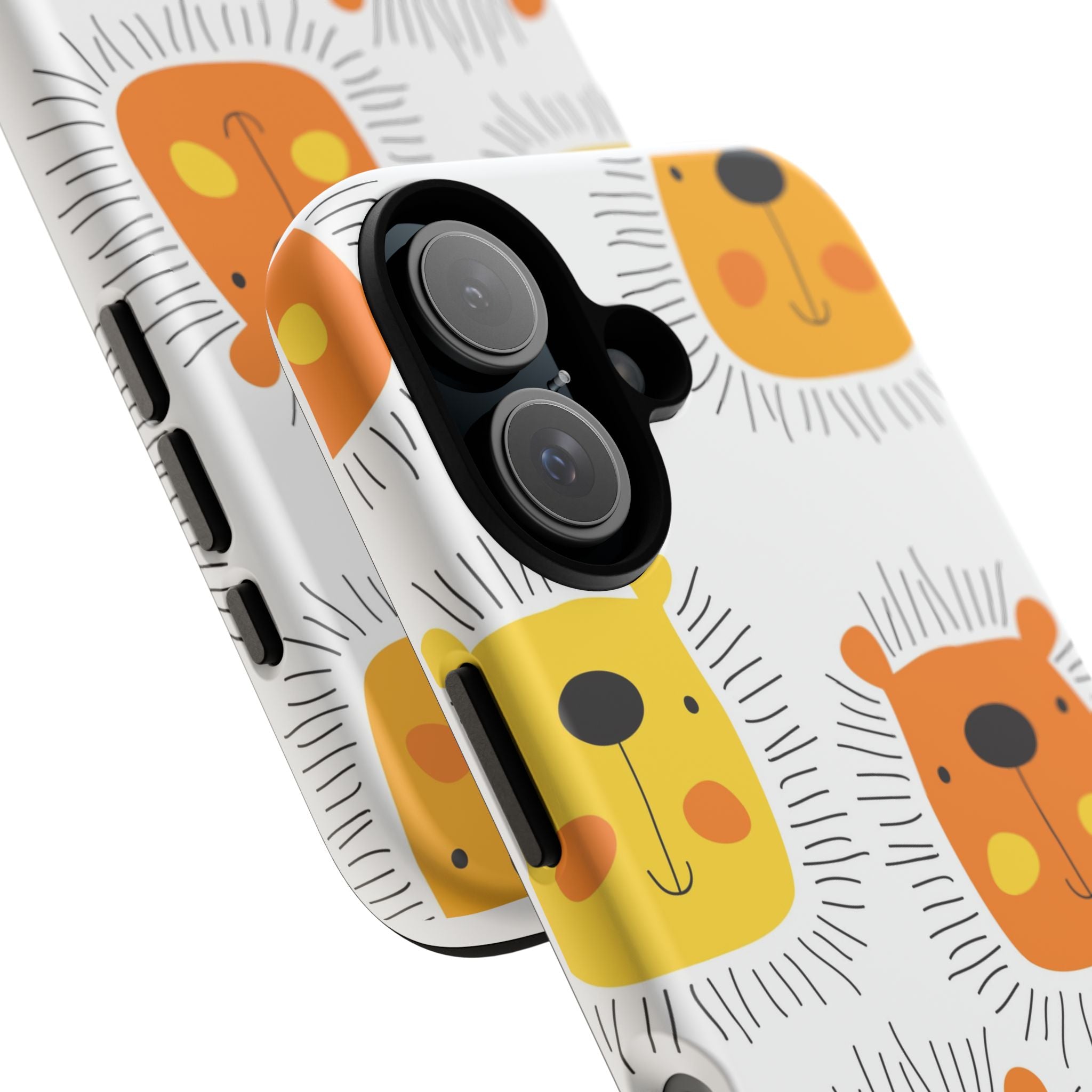 Cute Lion Phone Case, Tough Cases, Animal Print Accessories, Fun Gift for Kids or Animal Lovers, Unique Phone Cover