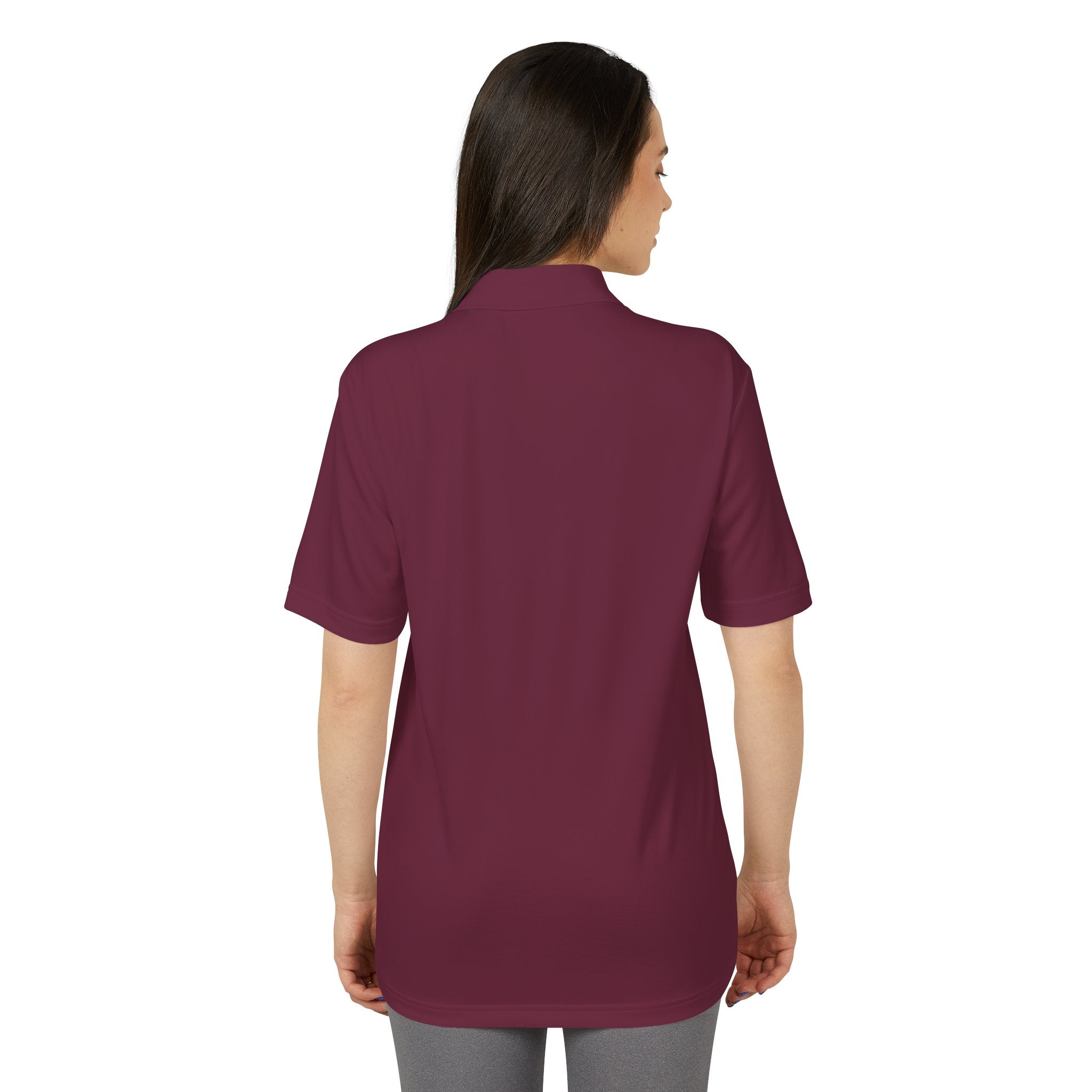 Performance Polo for Active Lifestyle - 'Flying High Living Large' Design