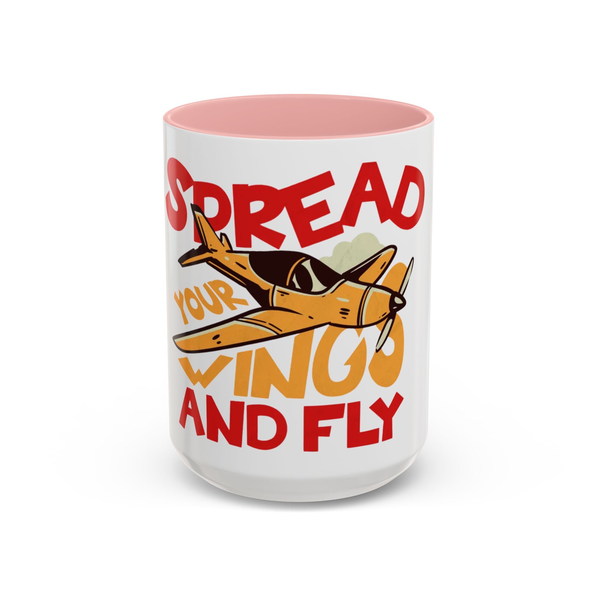 Spread Your Wings Coffee Mug, Inspirational Mug, Adventure Gift, Aviation Lover's Cup, Unique Travel Mug, Gift for Pilots, Fun Drinkware