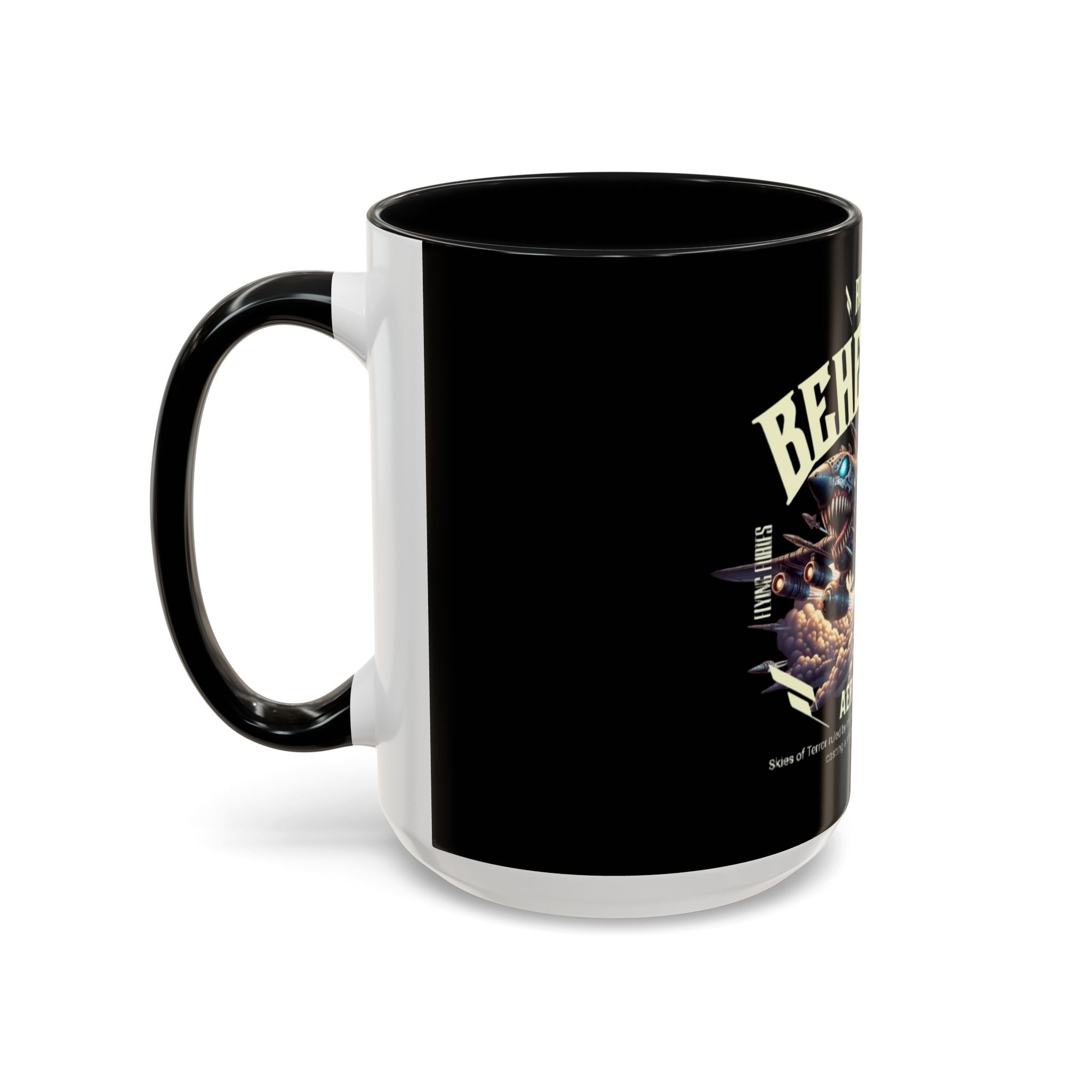 Aerial Titan Behemoth Coffee Mug | Unique Aviation Gift, Collectible Drinkware, Dragon Art Mug, Fantasy Coffee Cup, Cool Gifts for Him