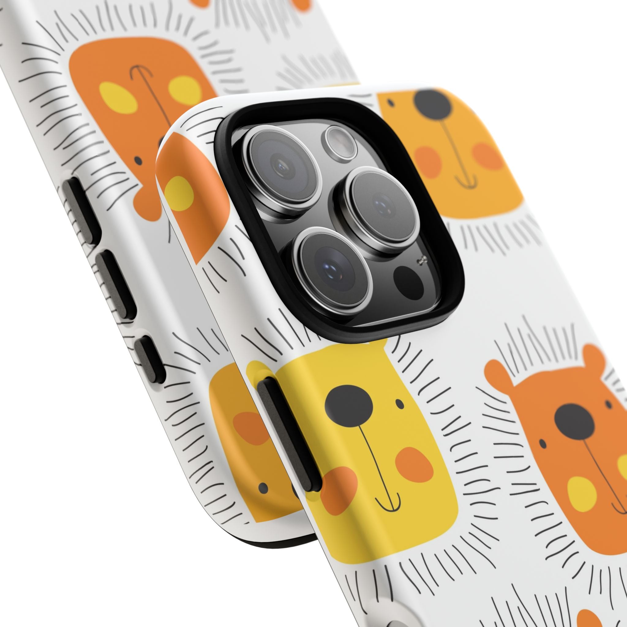Cute Lion Phone Case, Tough Cases, Animal Print Accessories, Fun Gift for Kids or Animal Lovers, Unique Phone Cover