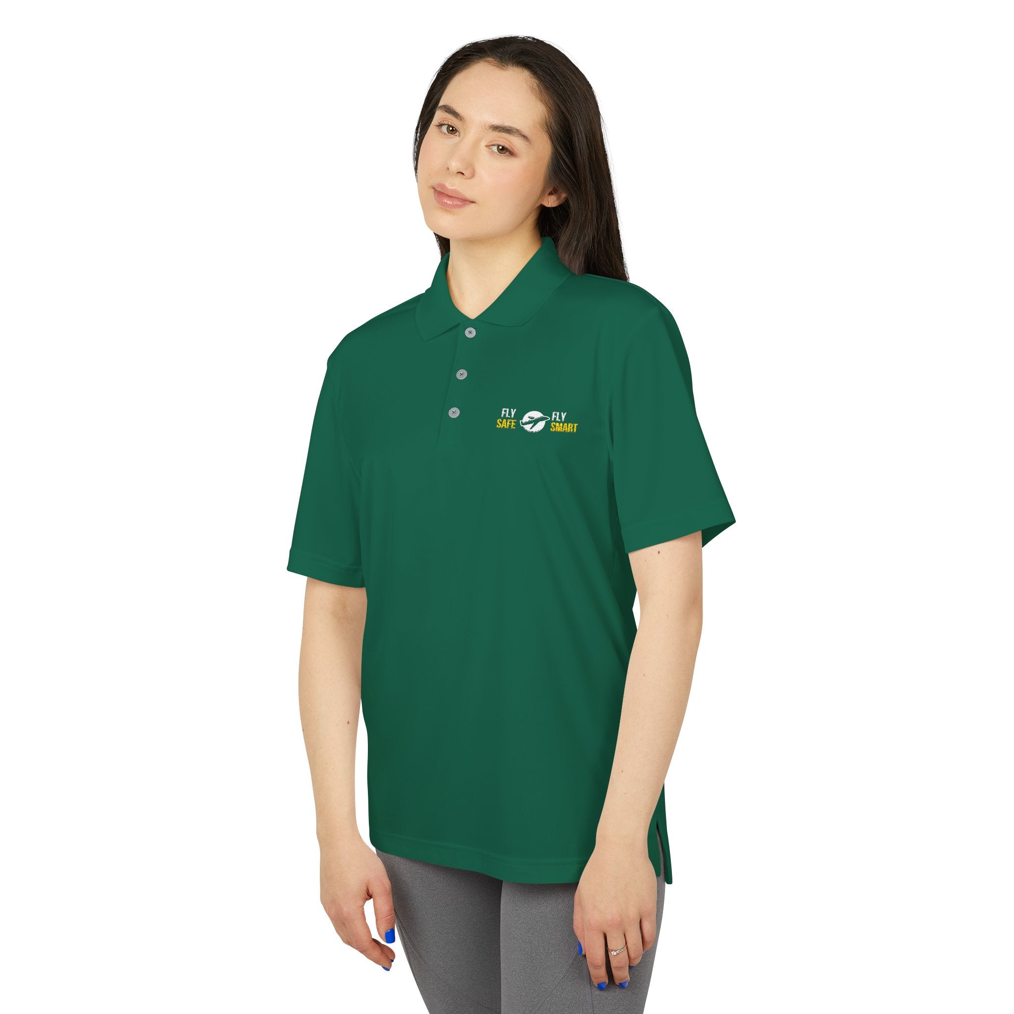 adidas Unisex Performance Polo - Sporty Green Activewear with FLY SMART Design