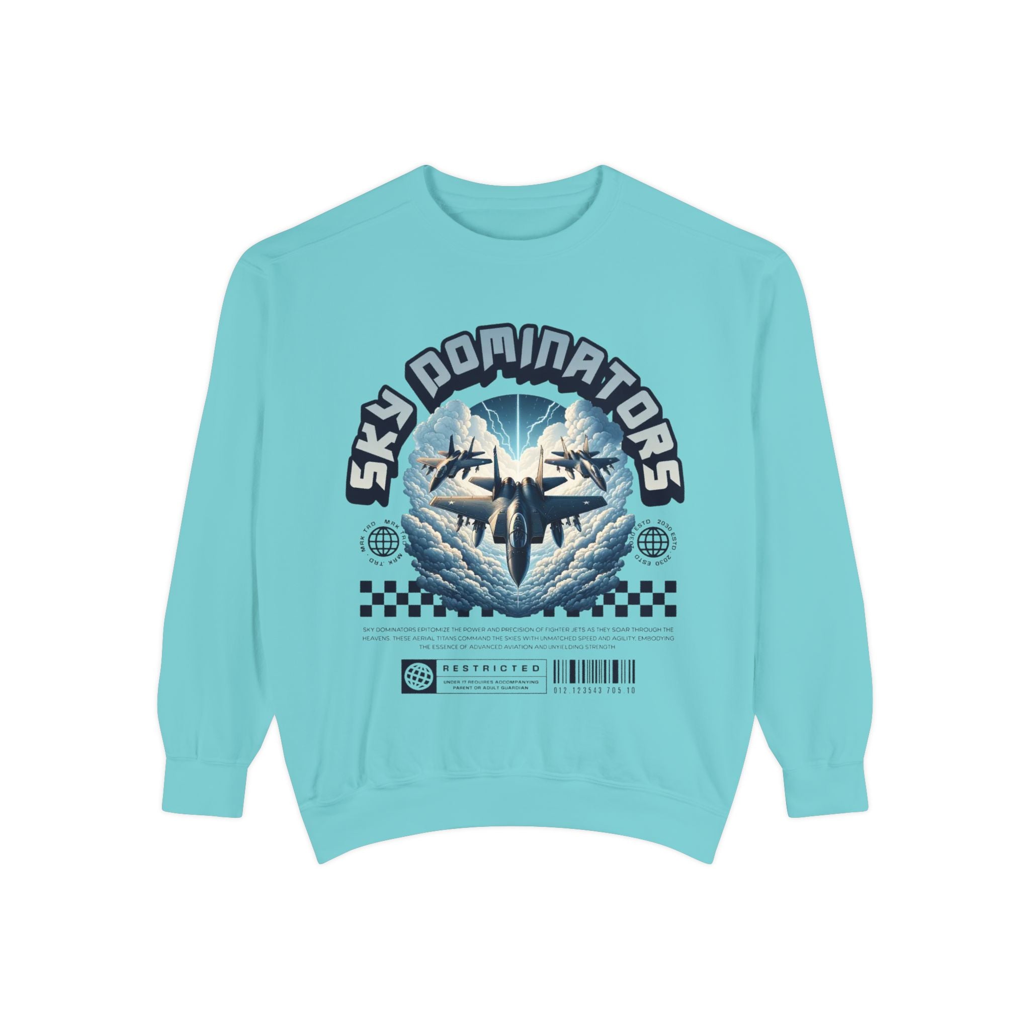 Sky Dominators Unisex Sweatshirt | Perfect for Aviation Lovers, Casual Wear, Gifts, Retro Style, Unique Designs
