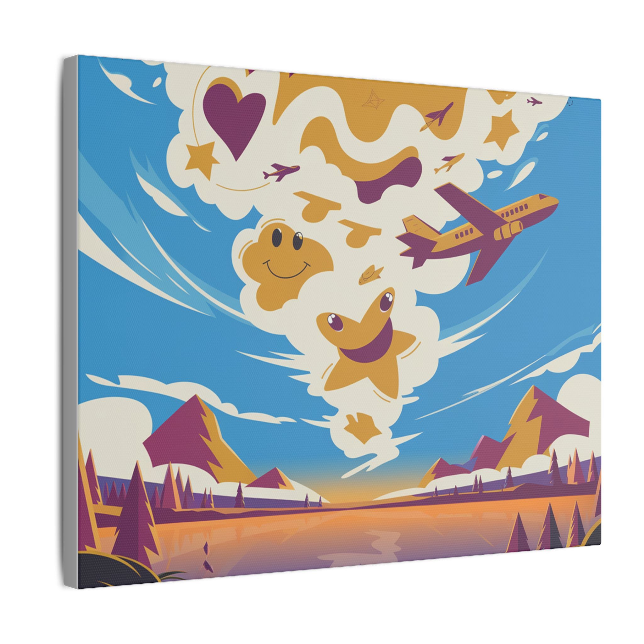 Matte Canvas, Stretched, 0.75" (Multi-Size)