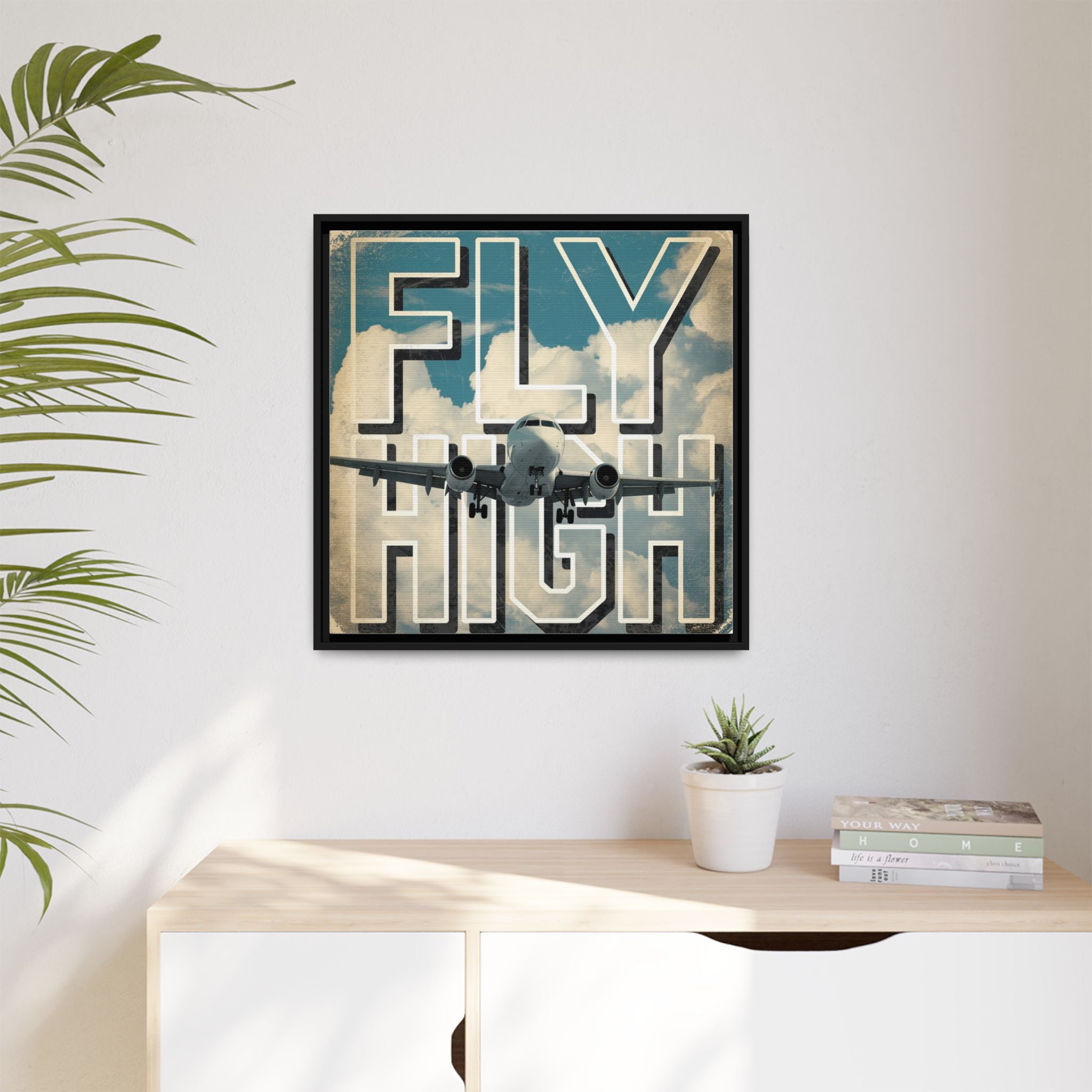 Matte Canvas, Framed (Multi-color)