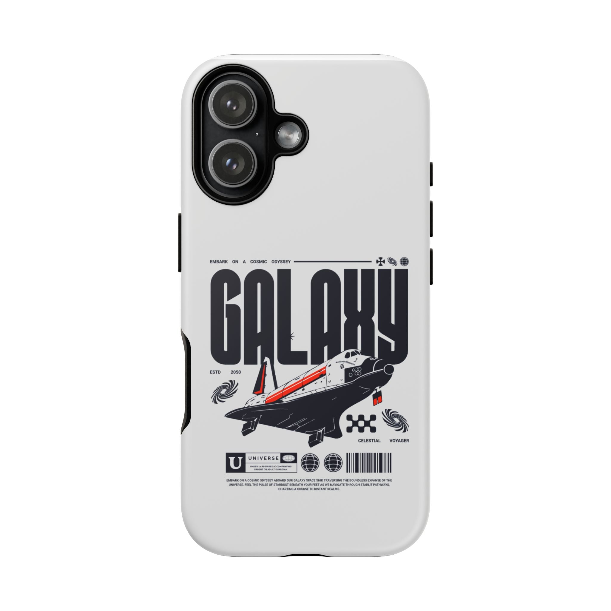 Galaxy Phone Case, Tough Cases for Space Lovers, Durable Galaxy Cover, Astronaut Gift, Unique Phone Accessory