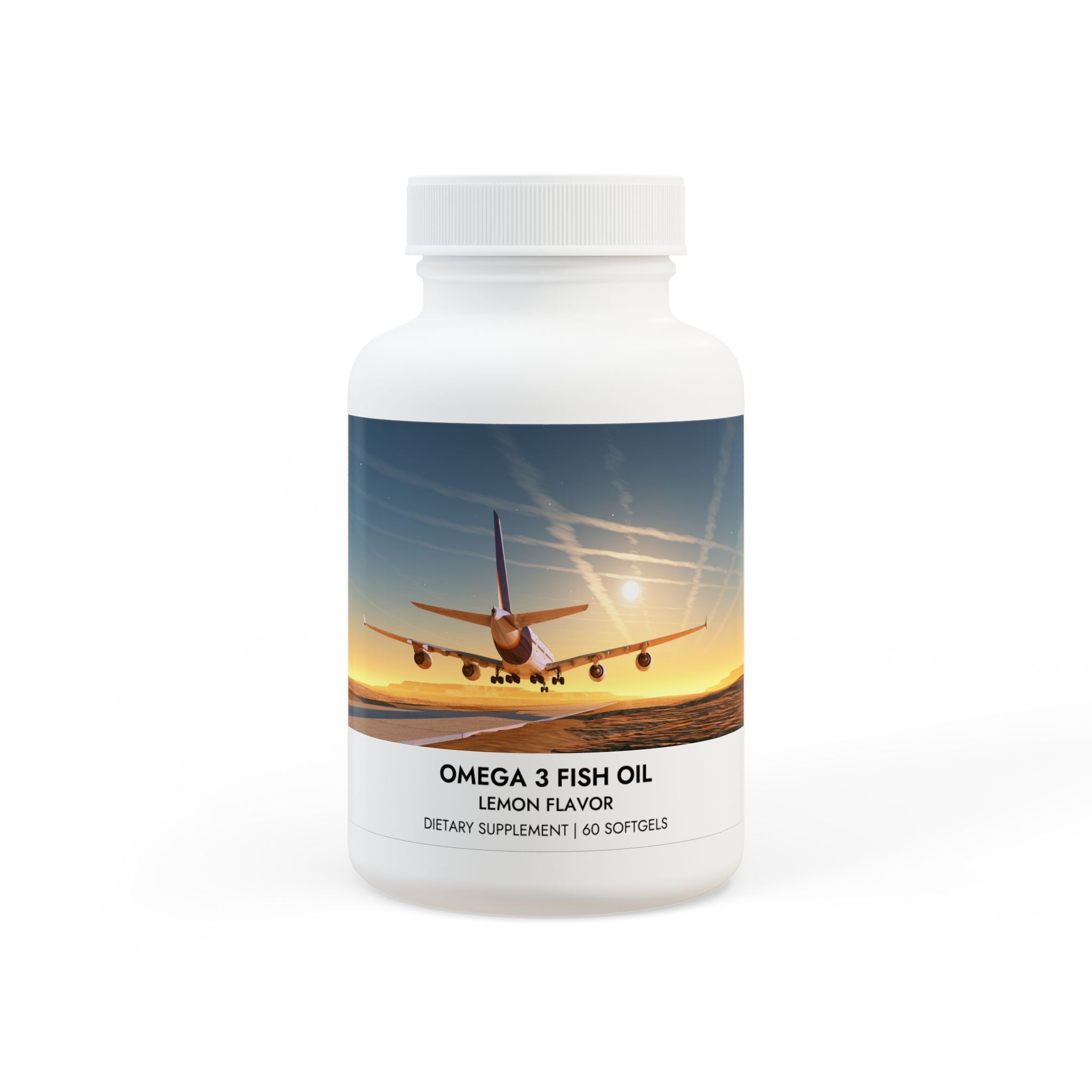 Omega 3 Fish Oil Supplement (60 Softgels)