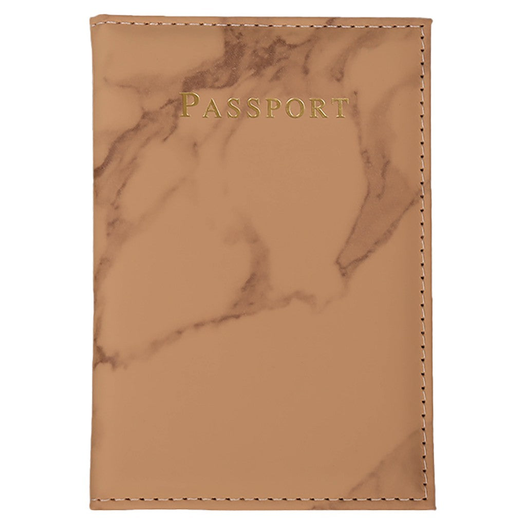 Marbling passport cover