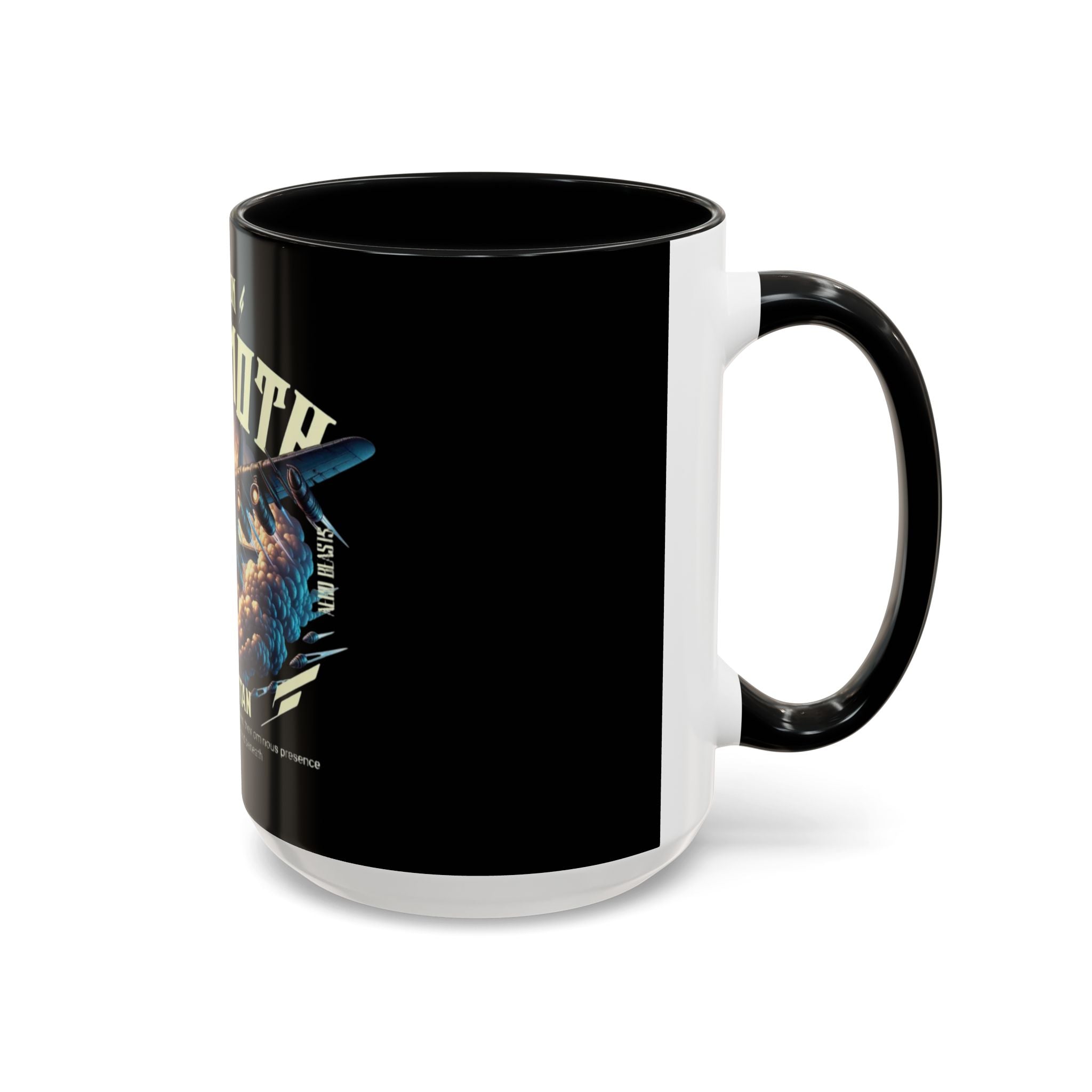 Aerial Titan Behemoth Coffee Mug | Unique Aviation Gift, Collectible Drinkware, Dragon Art Mug, Fantasy Coffee Cup, Cool Gifts for Him