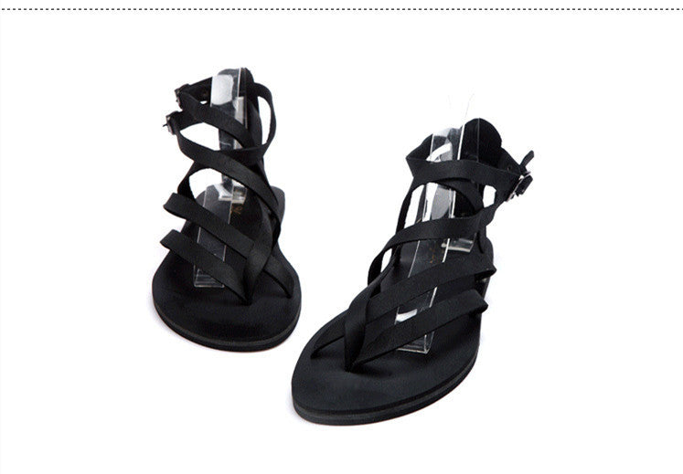 Men'S Korean Style Roman Leather Sandals
