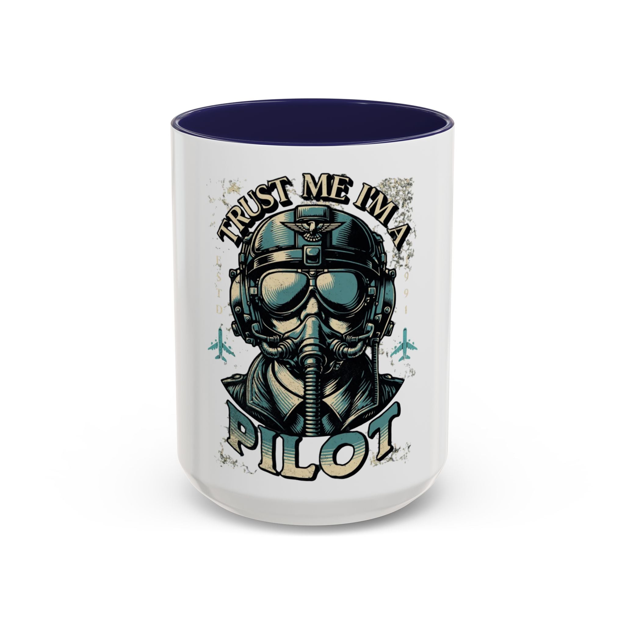 Pilot Coffee Mug - Trust Me I'm a Pilot, Aviation Gift, Airplane Lover, Travel Mug, Funny Pilot Cup