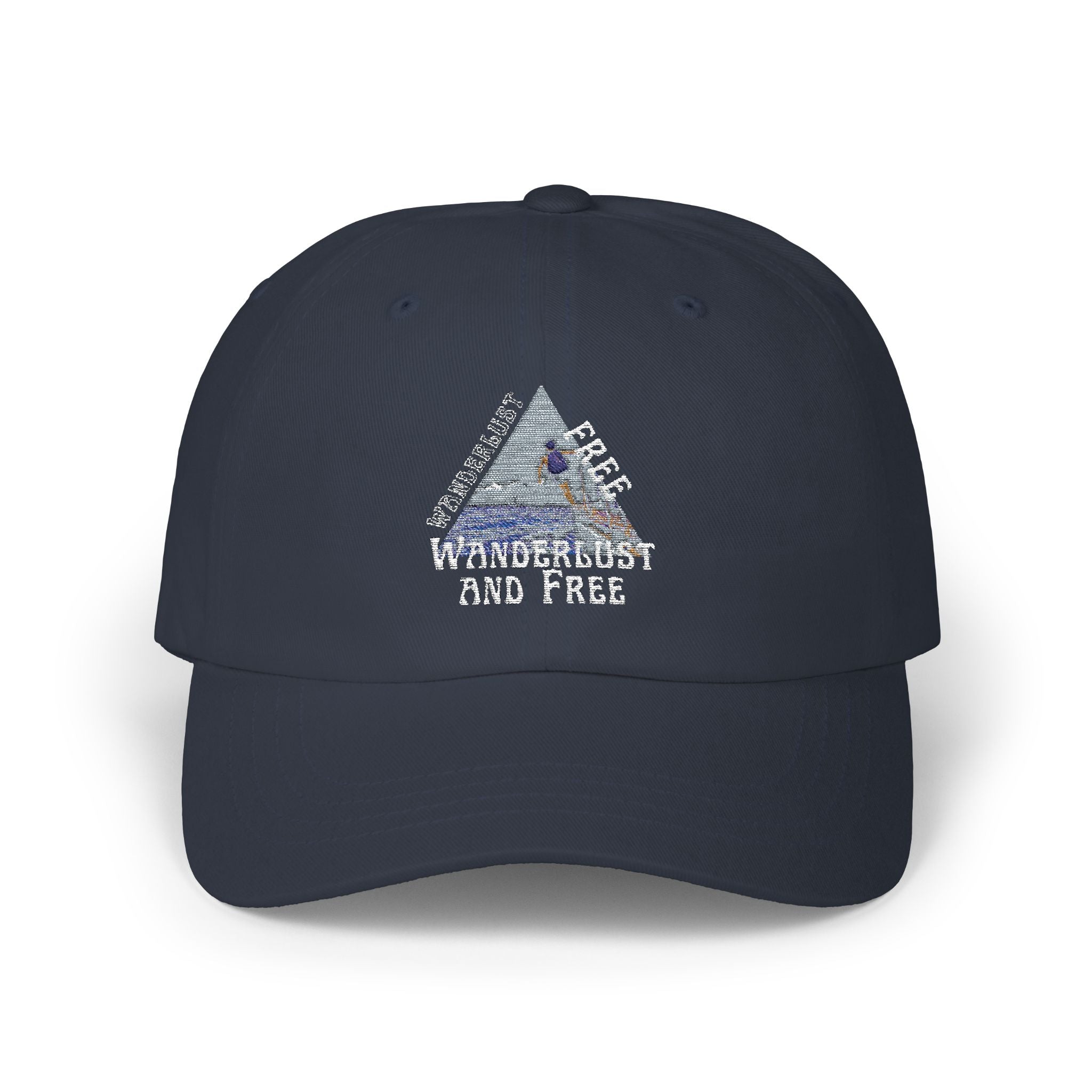 Wanderlust and Free Classic Dad Cap - Perfect for Adventurers