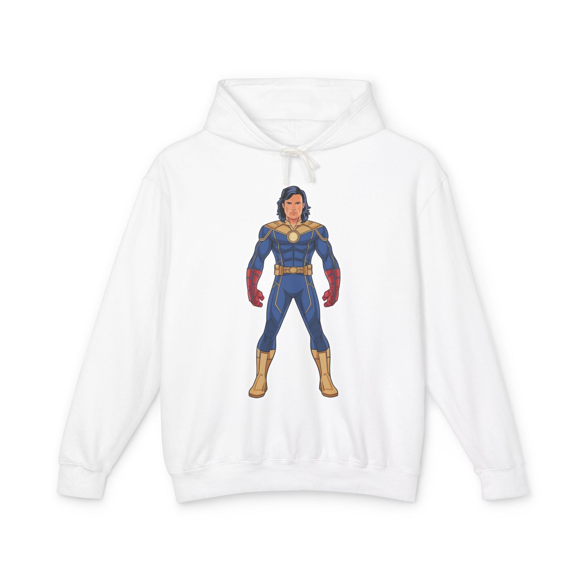 Superhero Unisex Lightweight Hooded Sweatshirt - Perfect for Fans & Everyday Wear