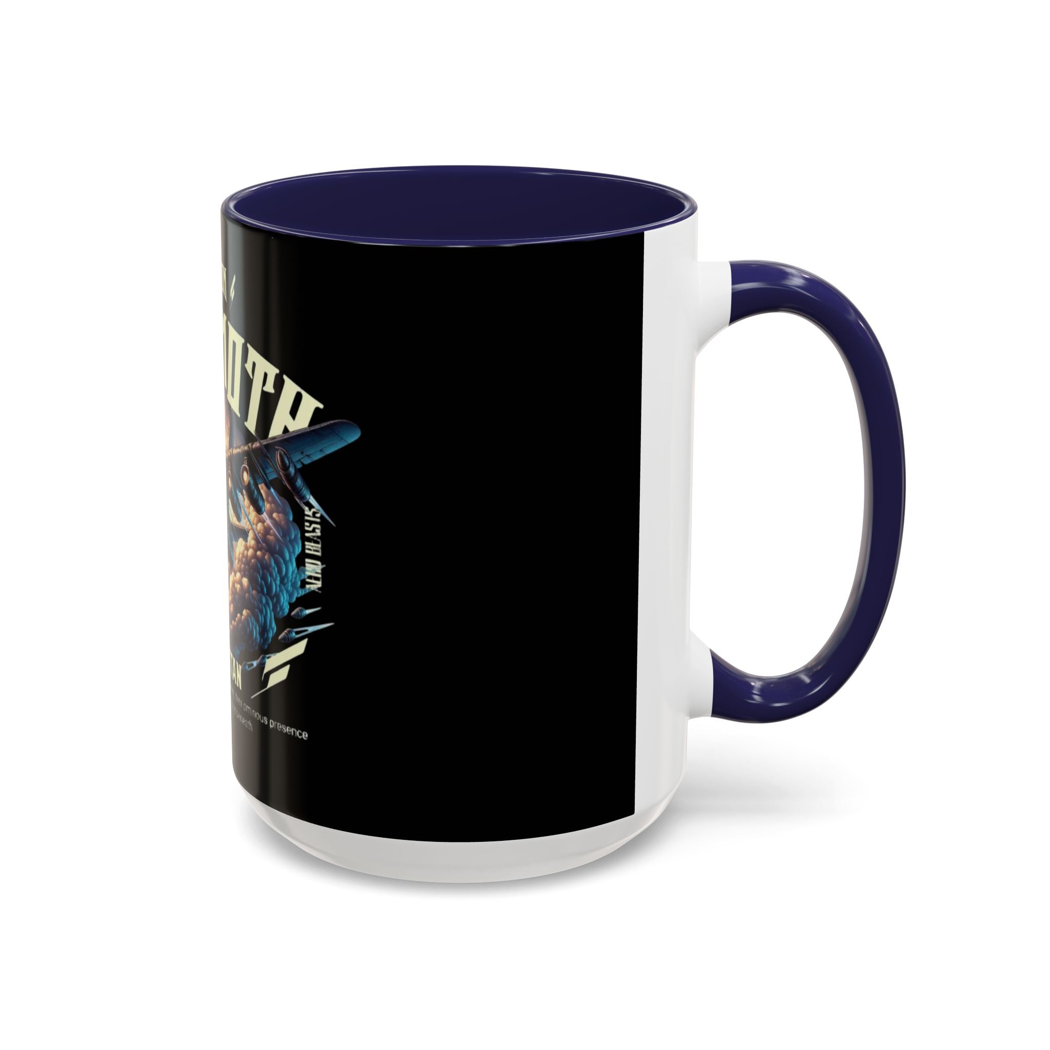 Aerial Titan Behemoth Coffee Mug | Unique Aviation Gift, Collectible Drinkware, Dragon Art Mug, Fantasy Coffee Cup, Cool Gifts for Him