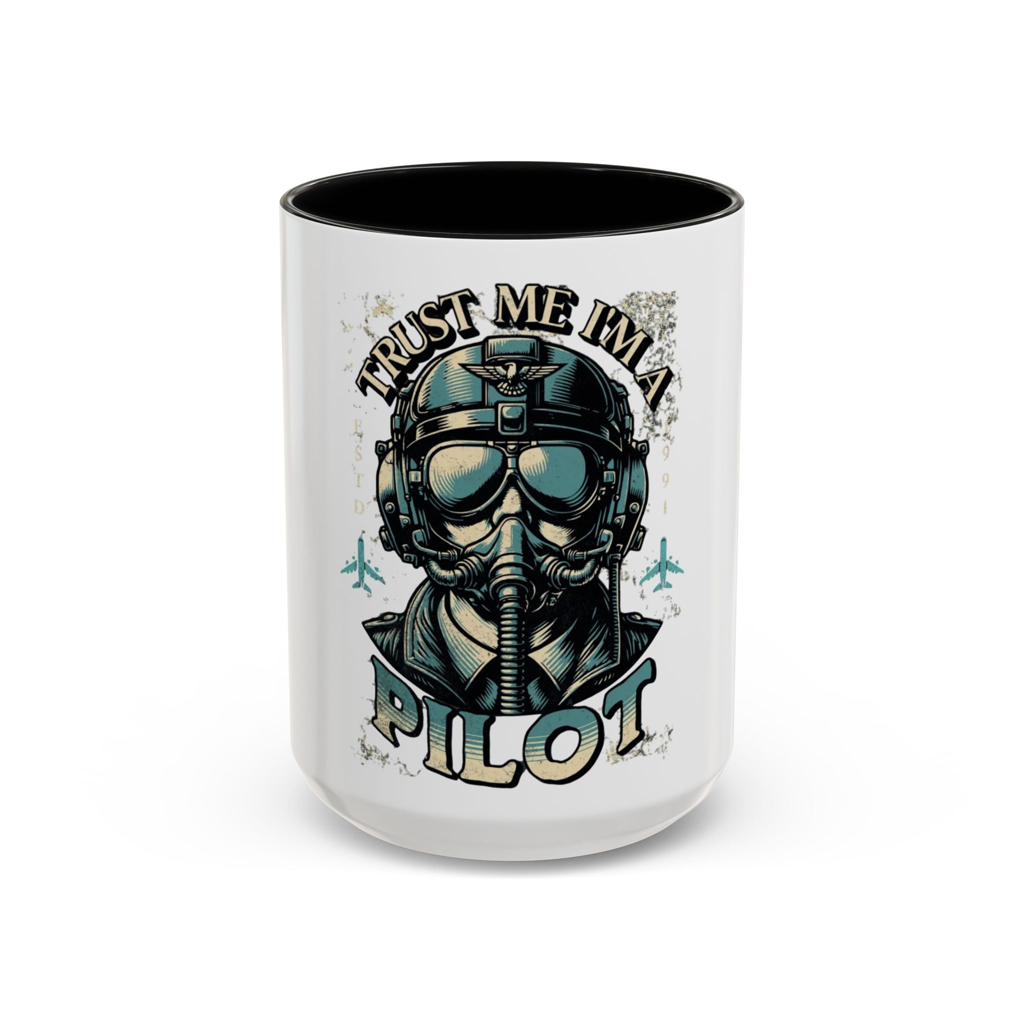 Pilot Coffee Mug - Trust Me I'm a Pilot, Aviation Gift, Airplane Lover, Travel Mug, Funny Pilot Cup