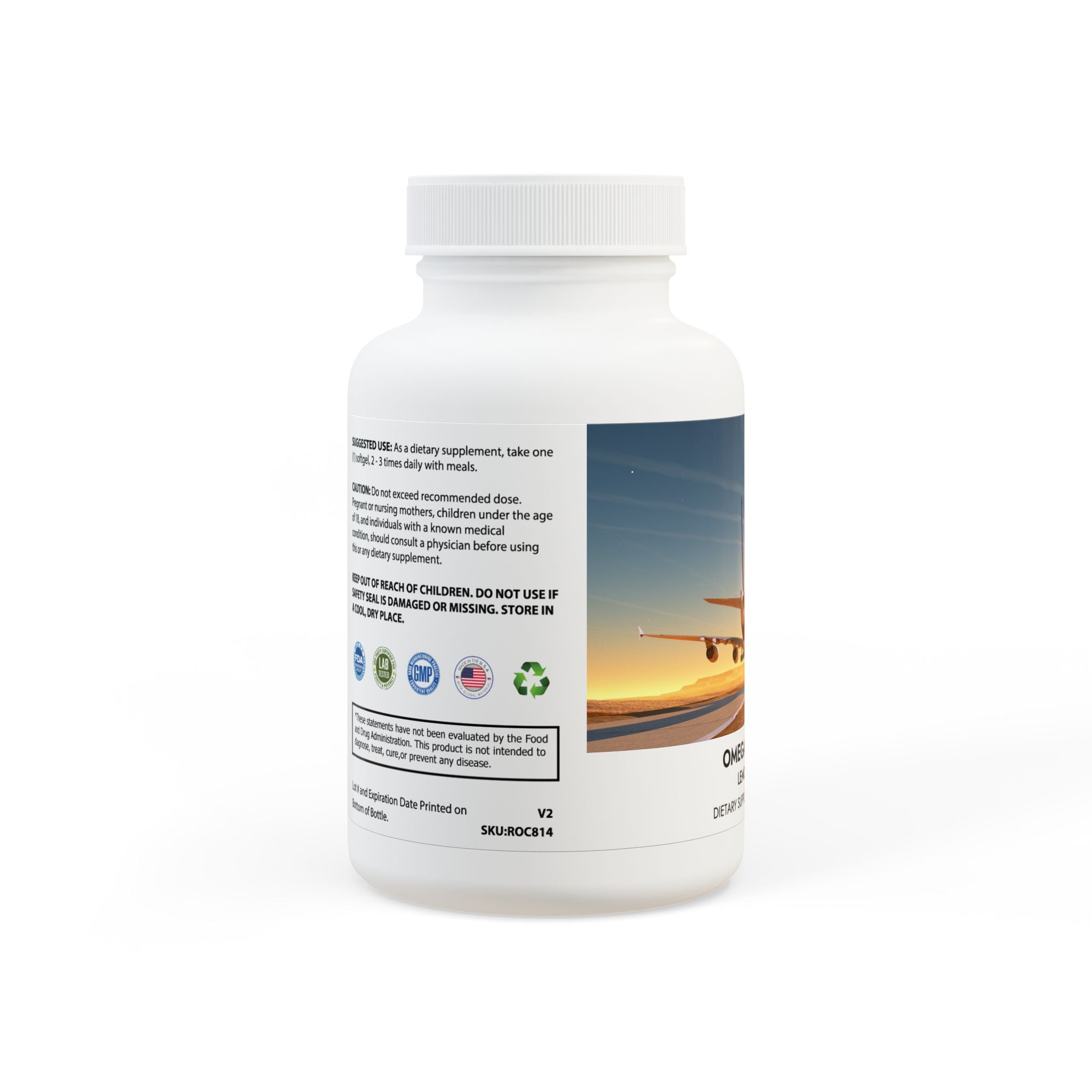 Omega 3 Fish Oil Supplement (60 Softgels)