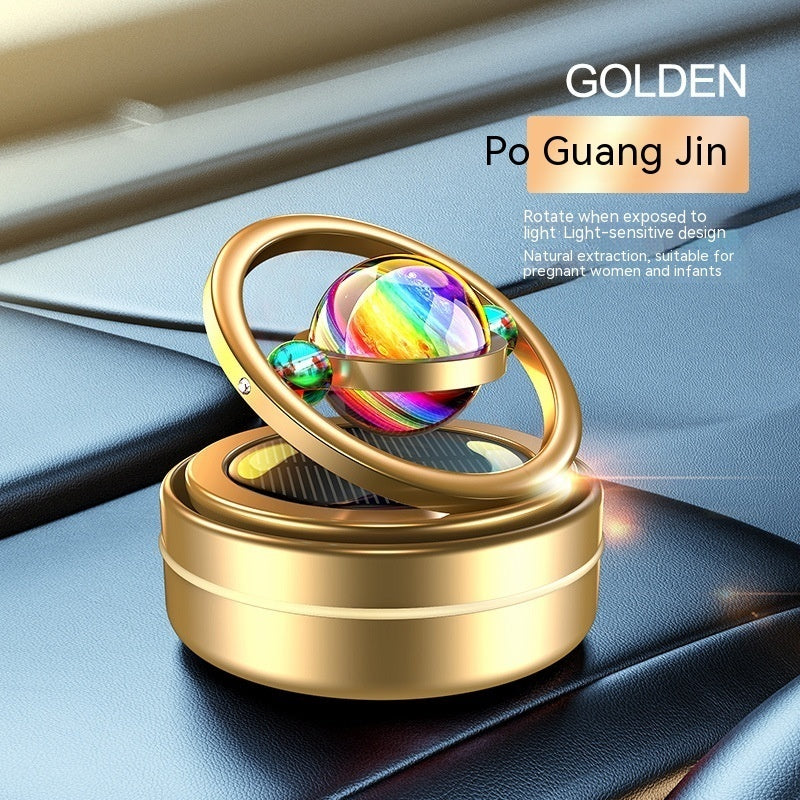 Solar Energy Car Mounted Perfume Auto Rotating Pendulum