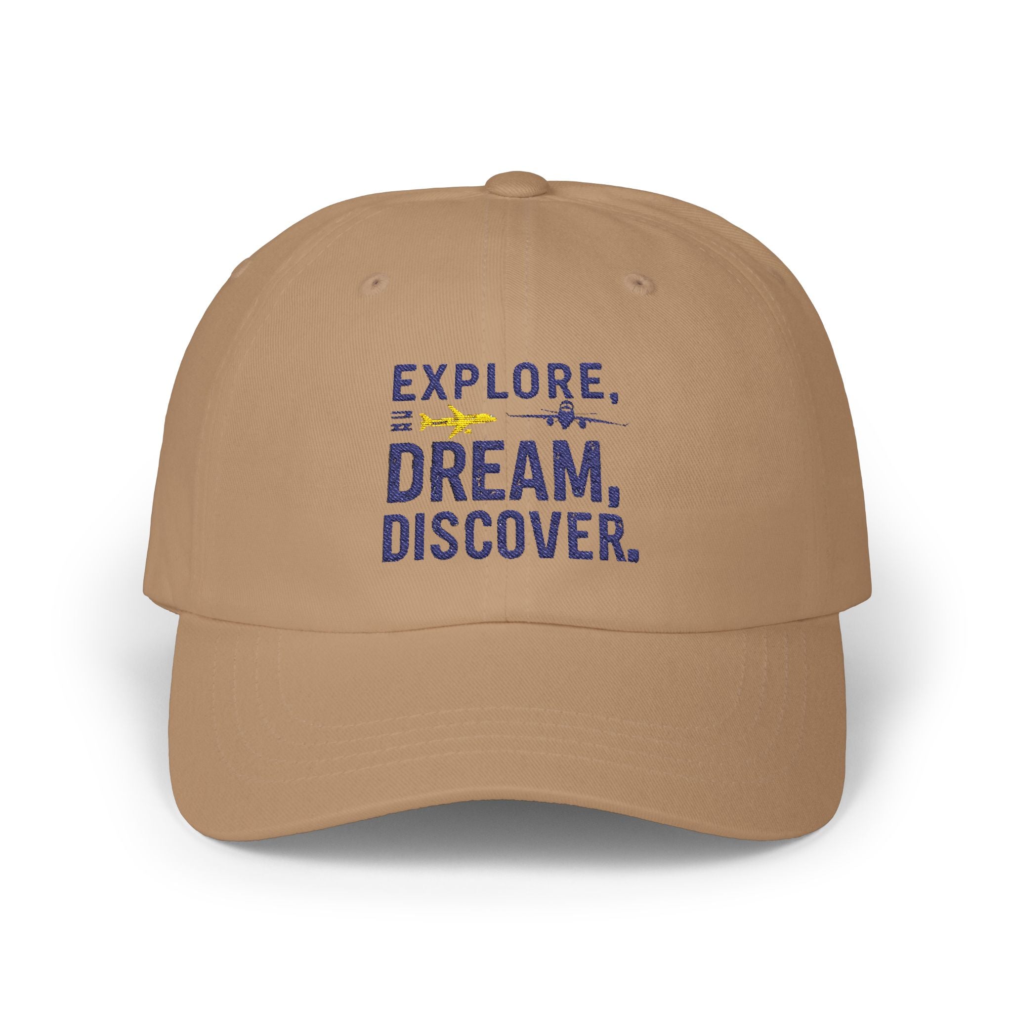 Explore Dream Discover Classic Dad Cap - Unisex Style for Adventurers