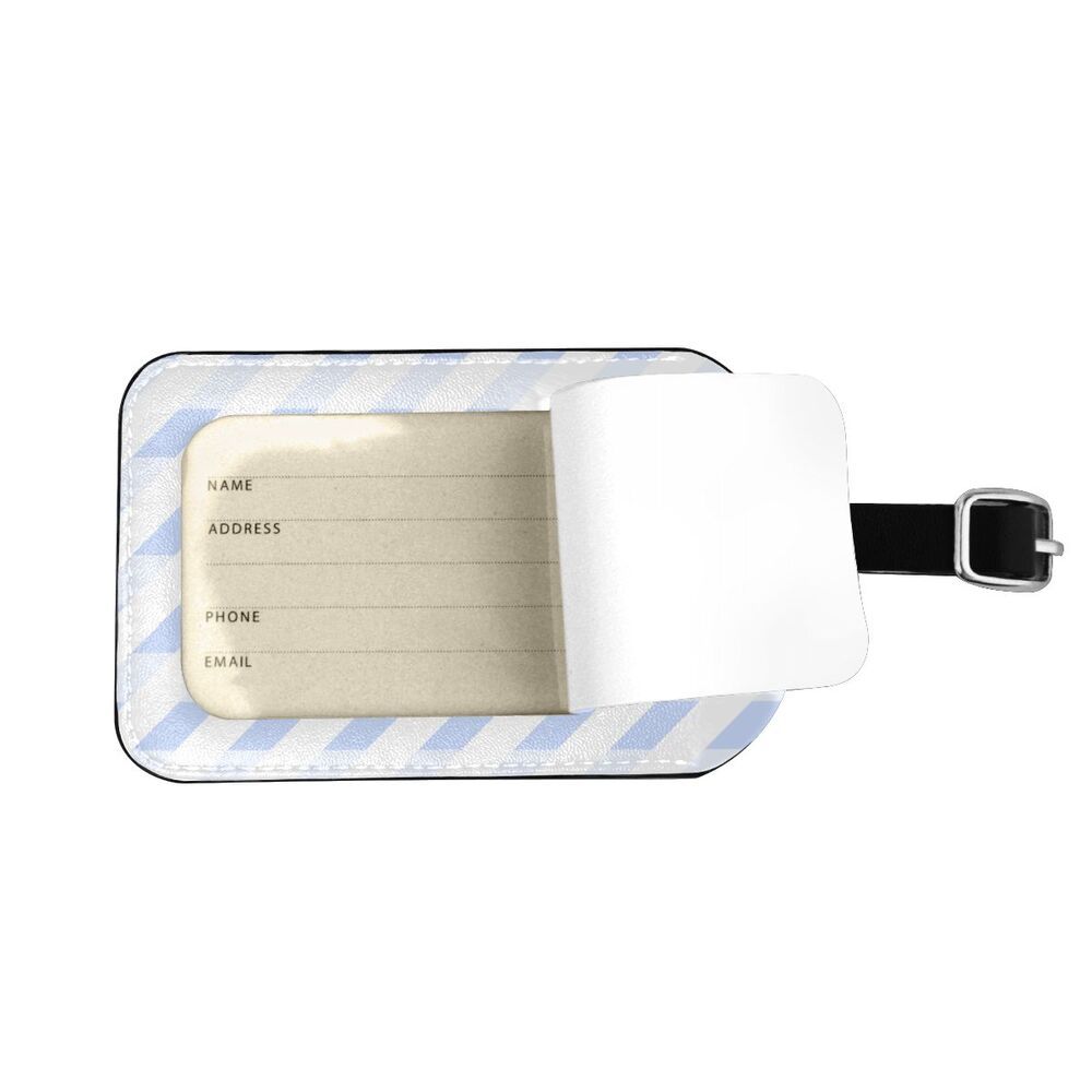 Removable And Convenient Leather Luggage Tag