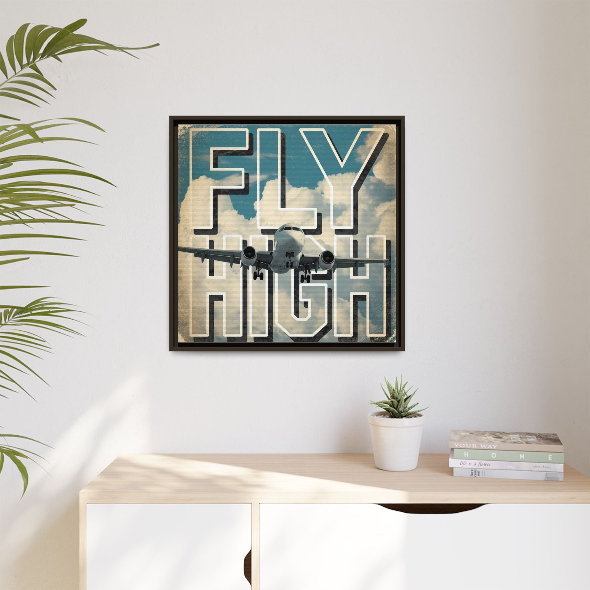 Matte Canvas, Framed (Multi-color)