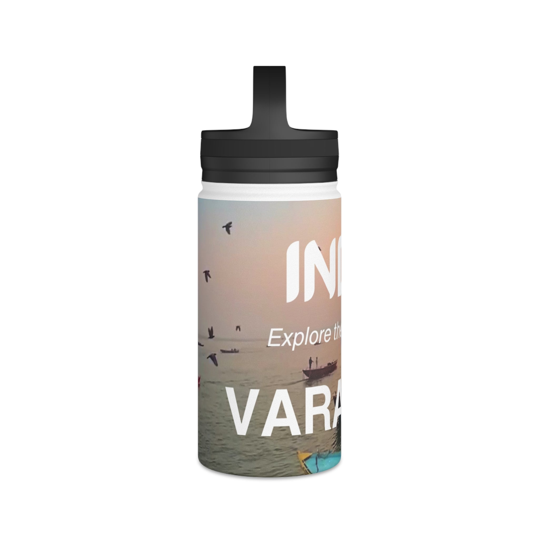 Stainless Steel Water Bottle, Explore the Holy Places, Travel Hydration, Outdoor Adventure, Gift for Travelers, Exercise Companion