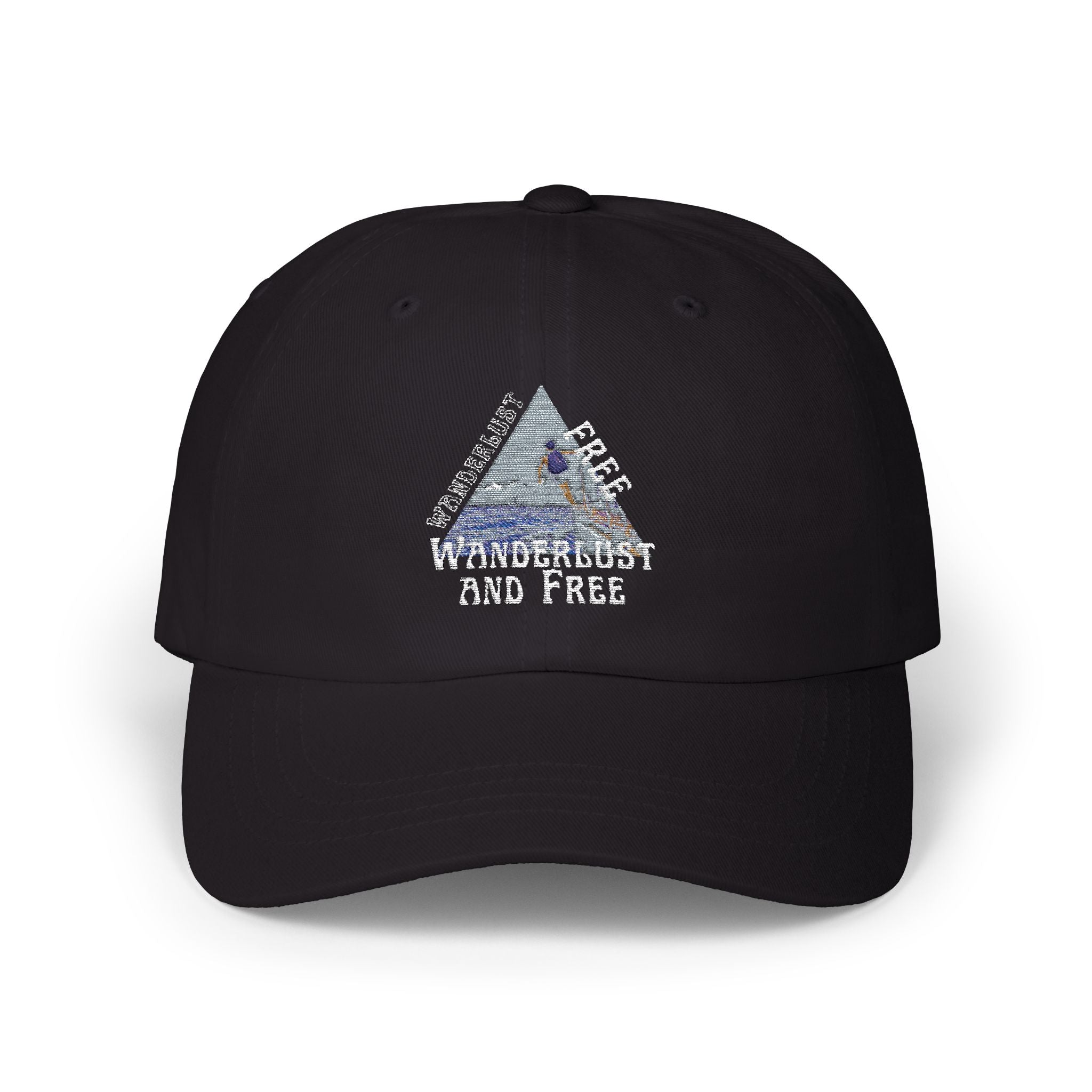 Wanderlust and Free Classic Dad Cap - Perfect for Adventurers