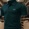 Men's Printed Short-sleeved Lapel Shirt Polo