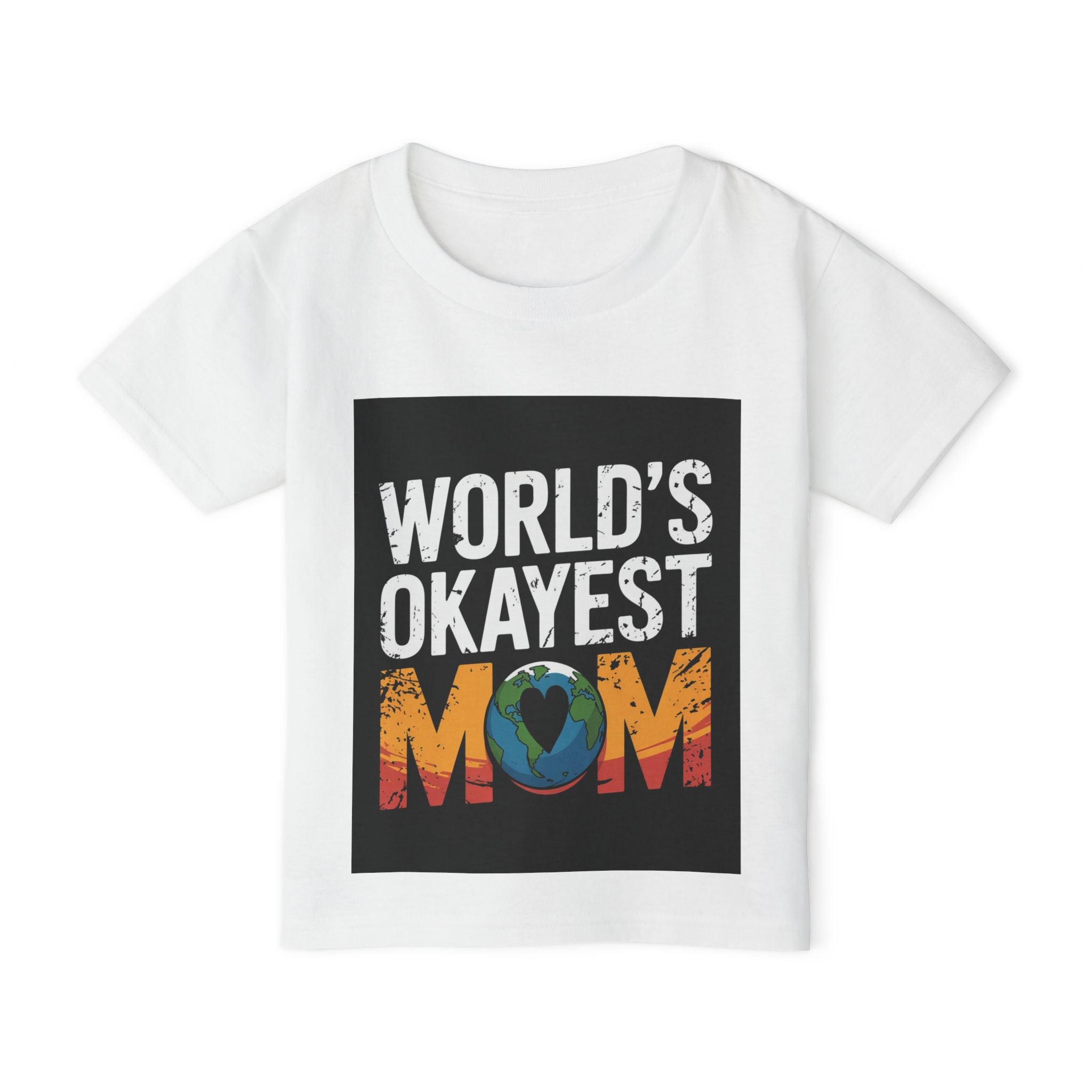 Funny Toddler T-Shirt - World's Okayest Mom Tee