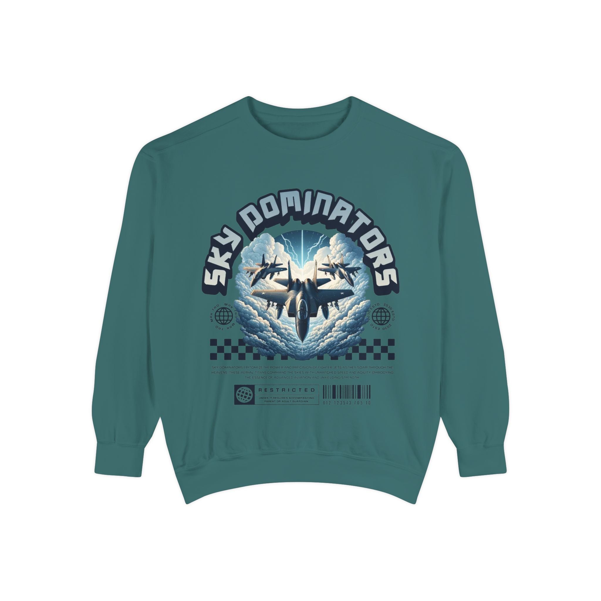 Sky Dominators Unisex Sweatshirt | Perfect for Aviation Lovers, Casual Wear, Gifts, Retro Style, Unique Designs