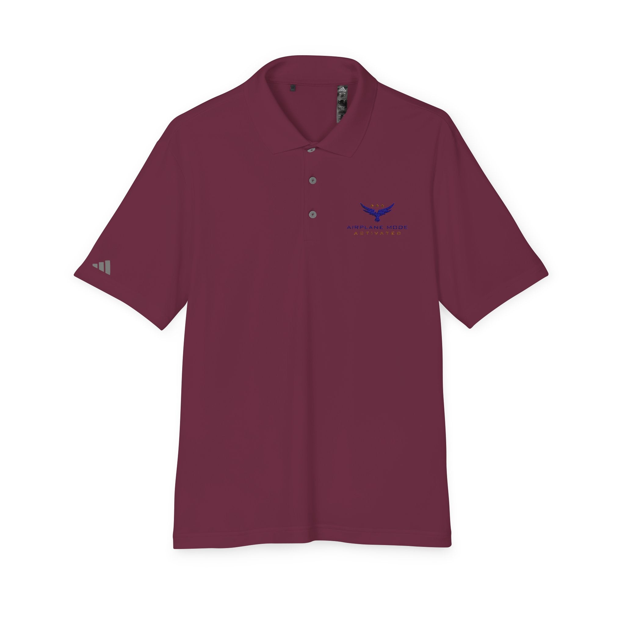 Men's Adidas Performance Polo - Airplane Mode Activated