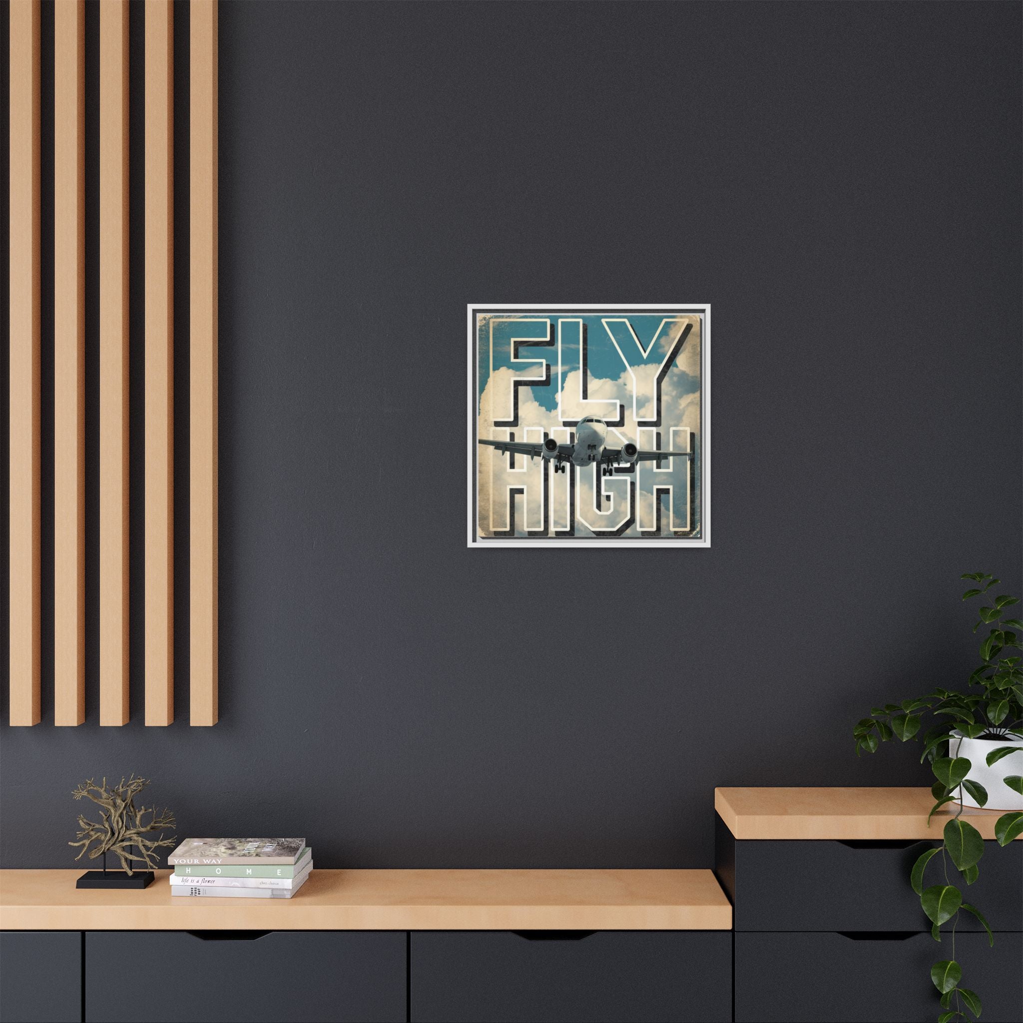 Matte Canvas, Framed (Multi-color)