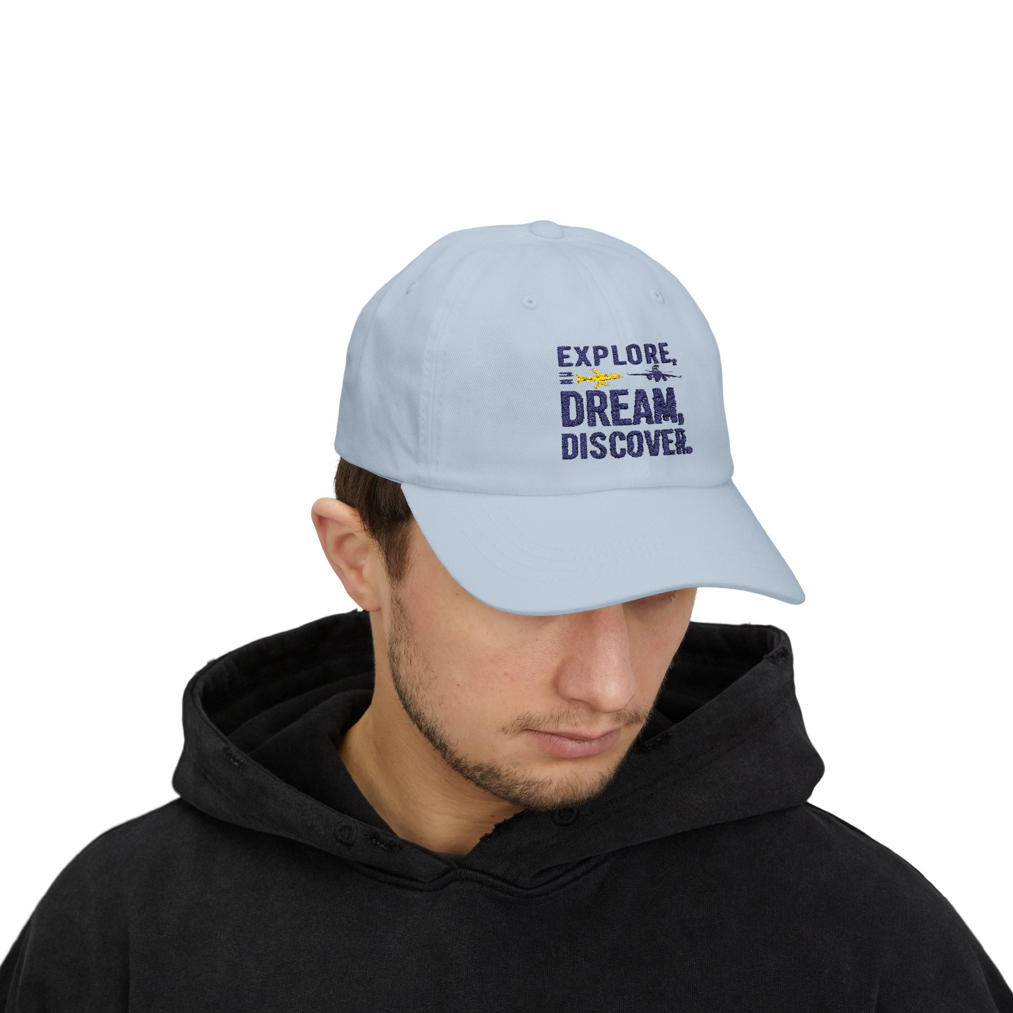 Explore Dream Discover Classic Dad Cap - Unisex Style for Adventurers