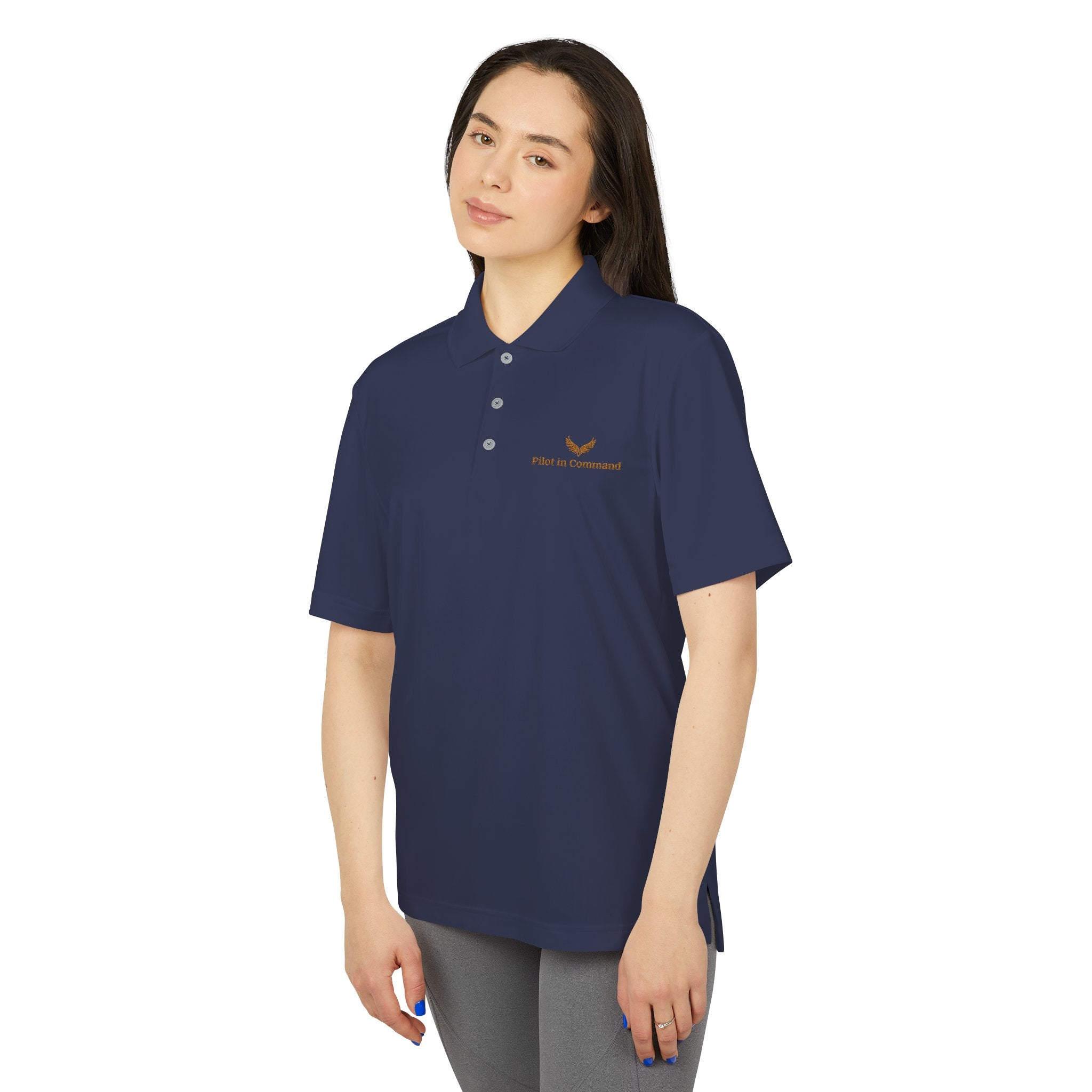 Men's Performance Polo - 'Ride in Command' Activewear