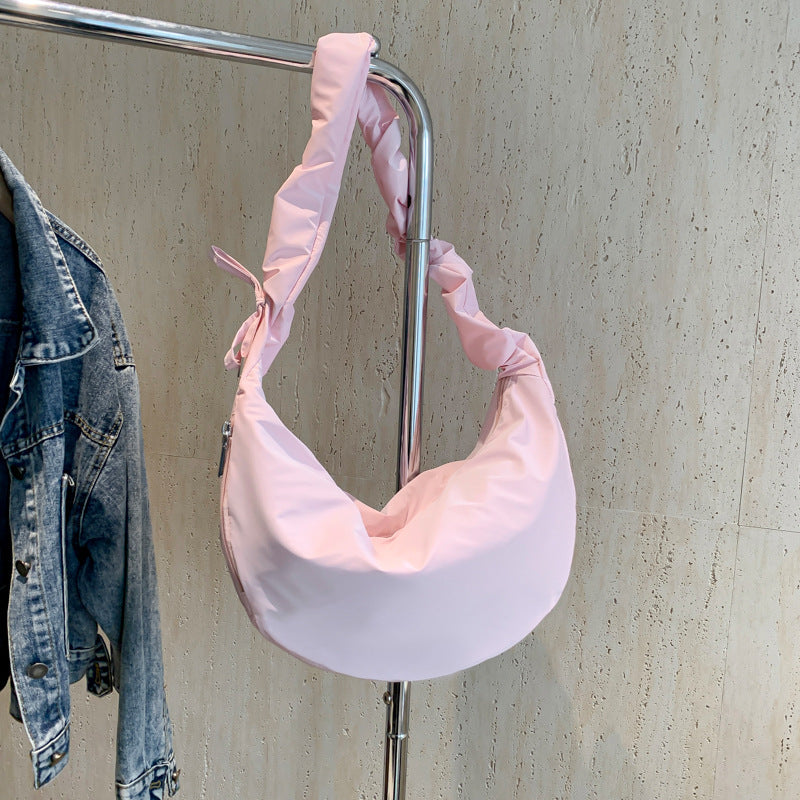 Fashion One Shoulder Underarm Bag Crossbody Pleated