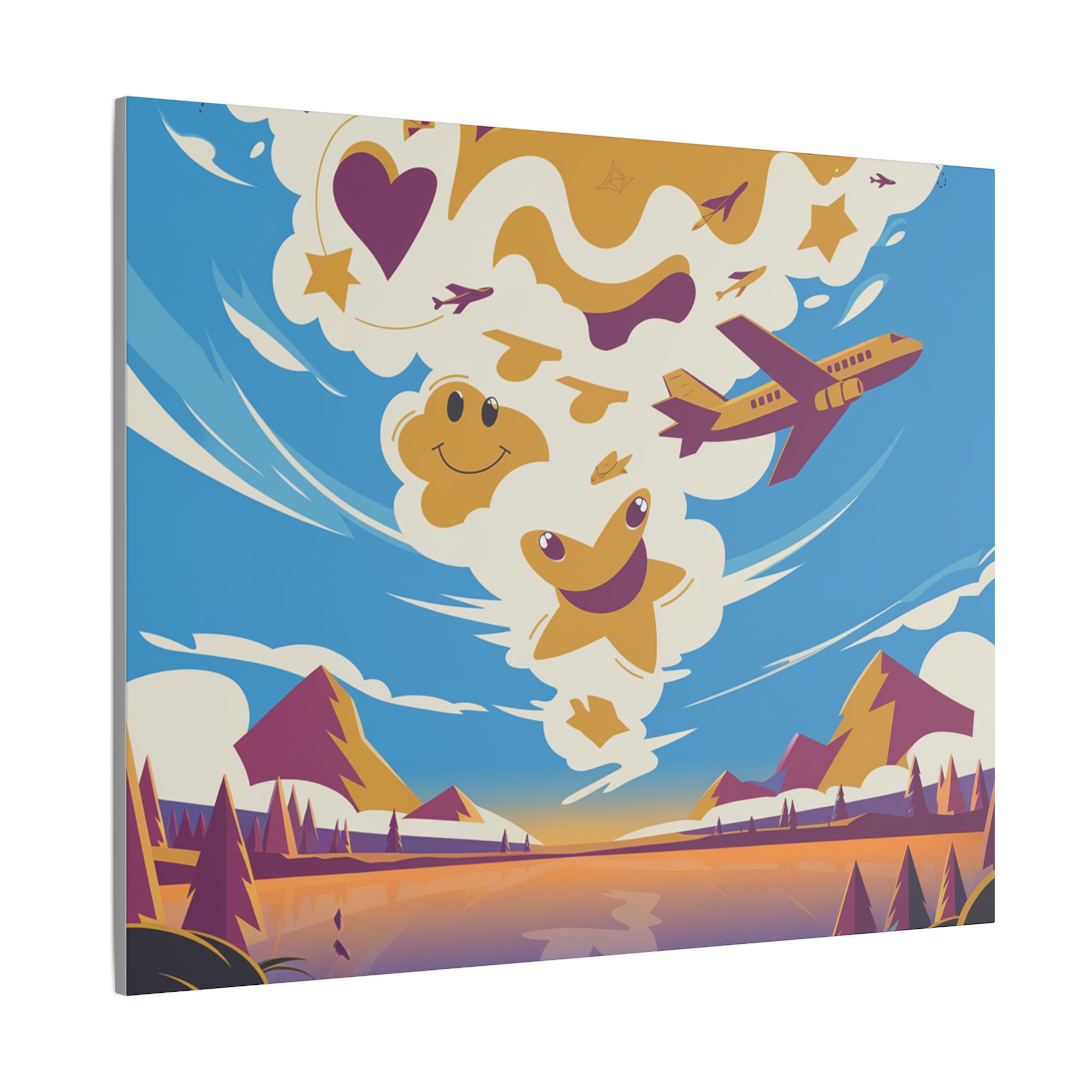Matte Canvas, Stretched, 0.75" (Multi-Size)